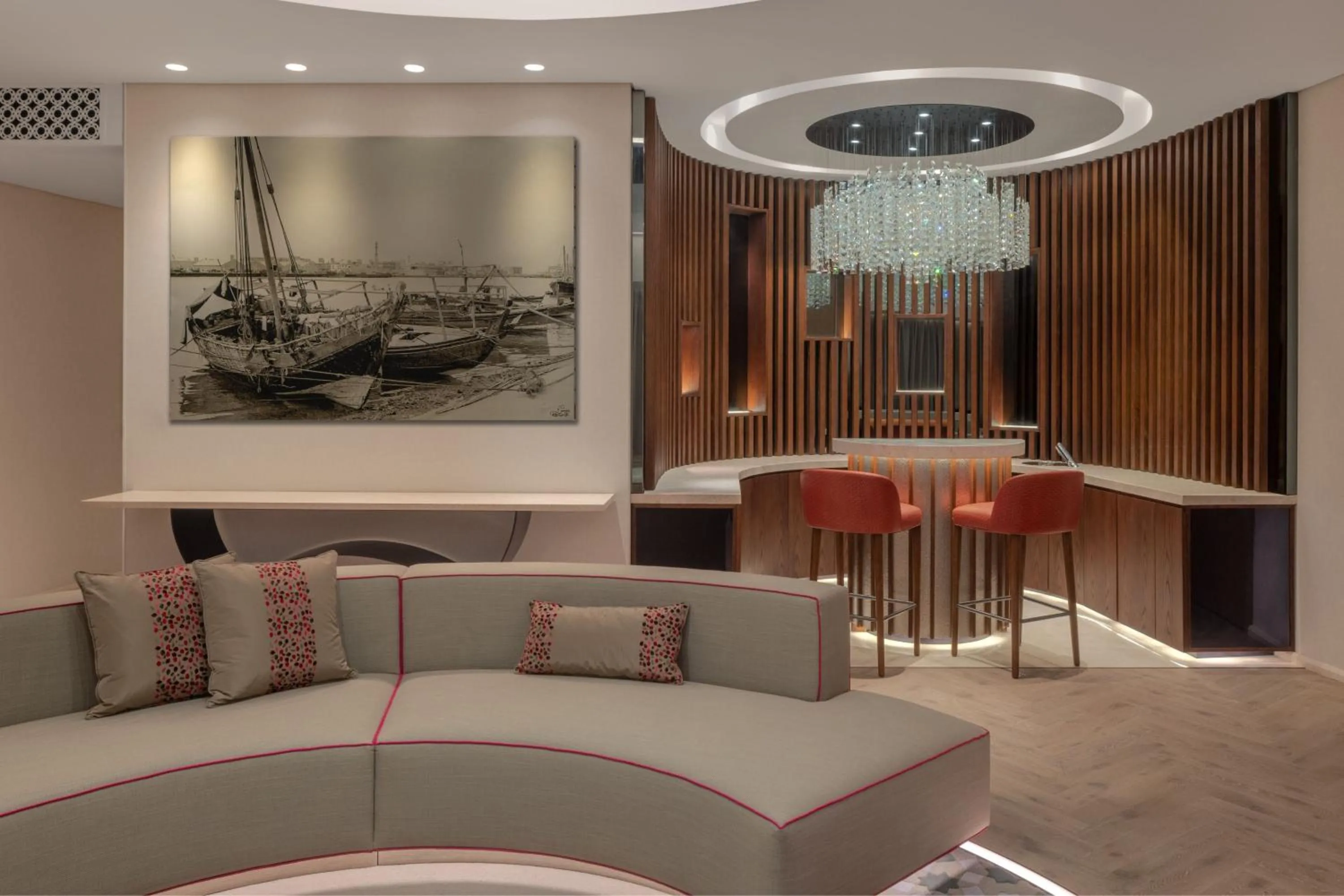 Photo of the whole room in Marriott Marquis Dubai Creek