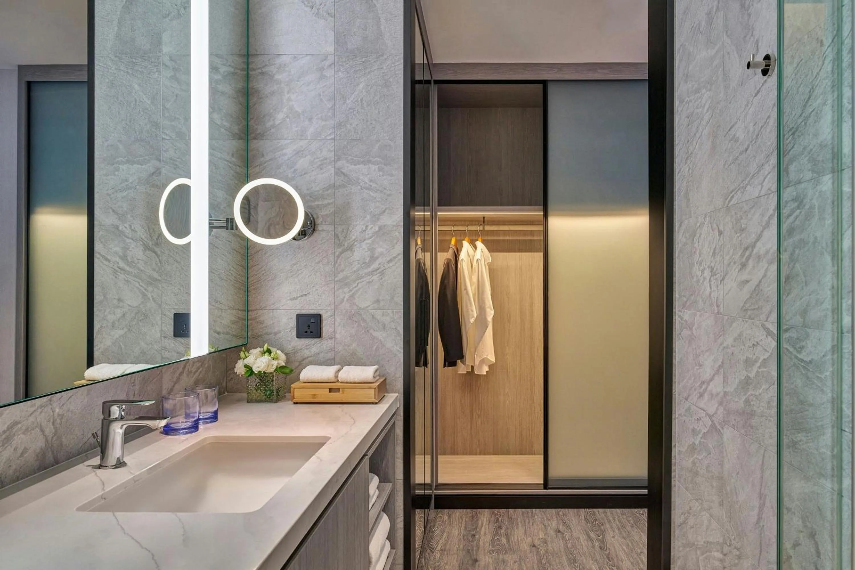 Bathroom in Penang Marriott Hotel