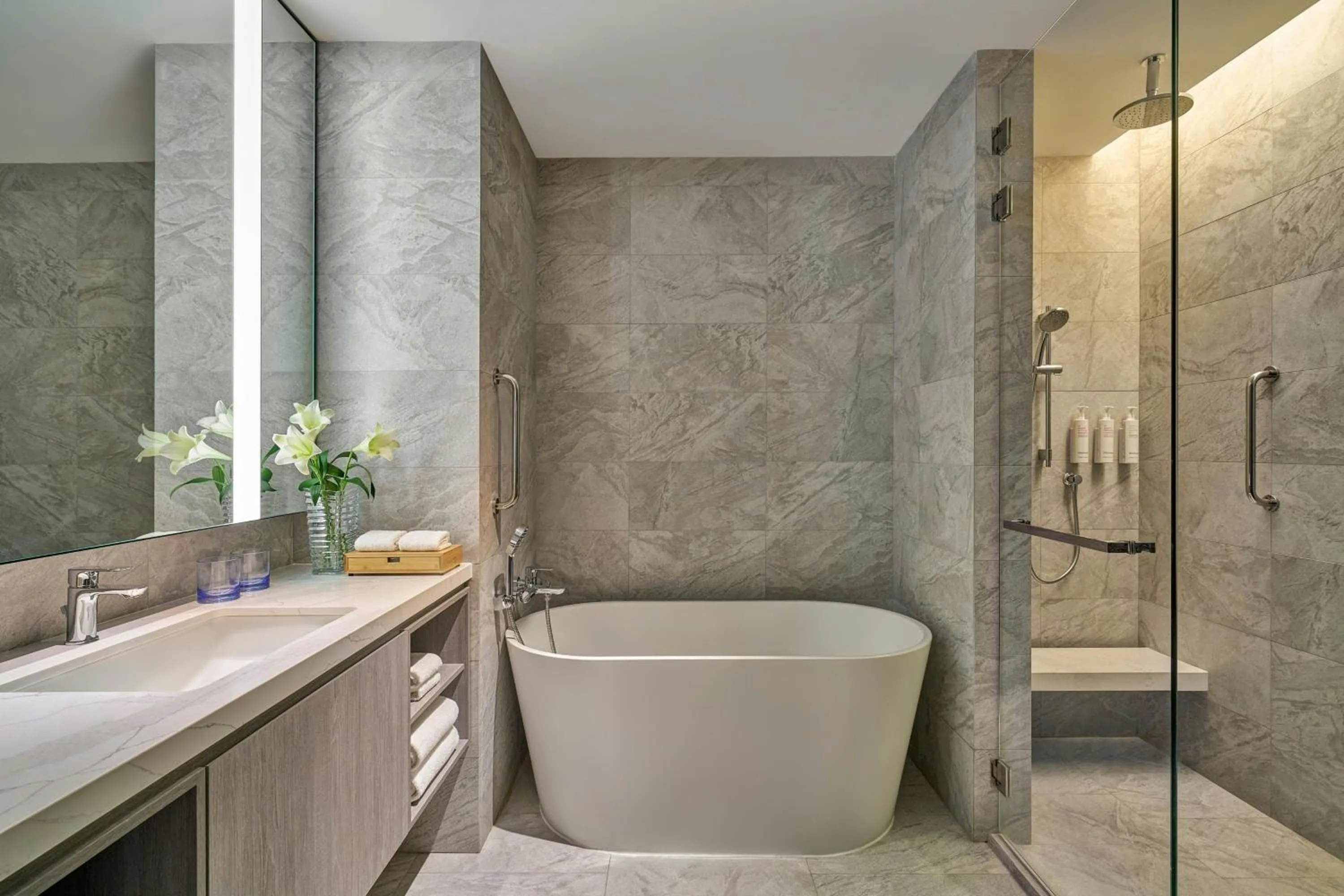 Bathroom in Penang Marriott Hotel