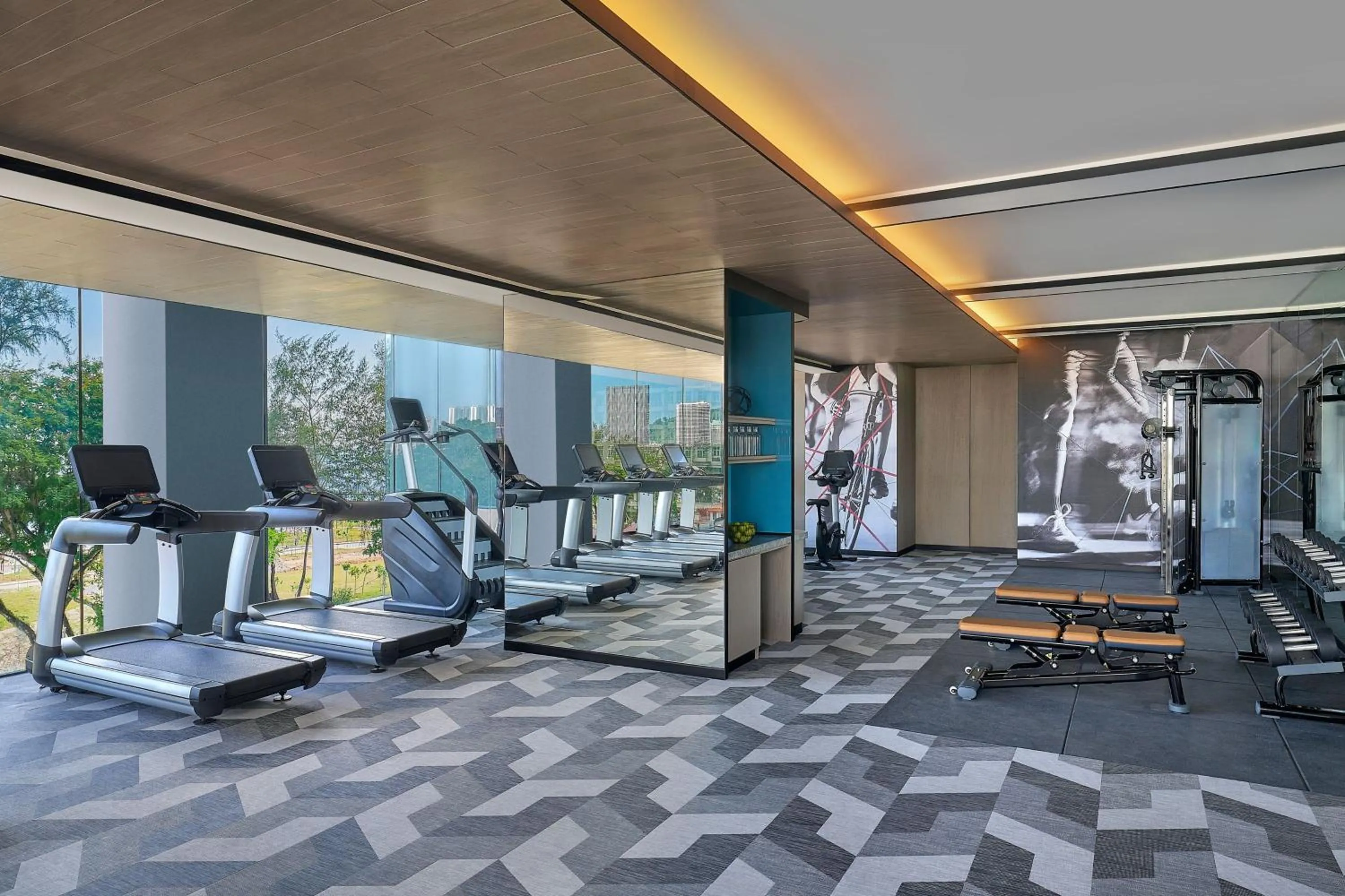 Fitness centre/facilities in Penang Marriott Hotel