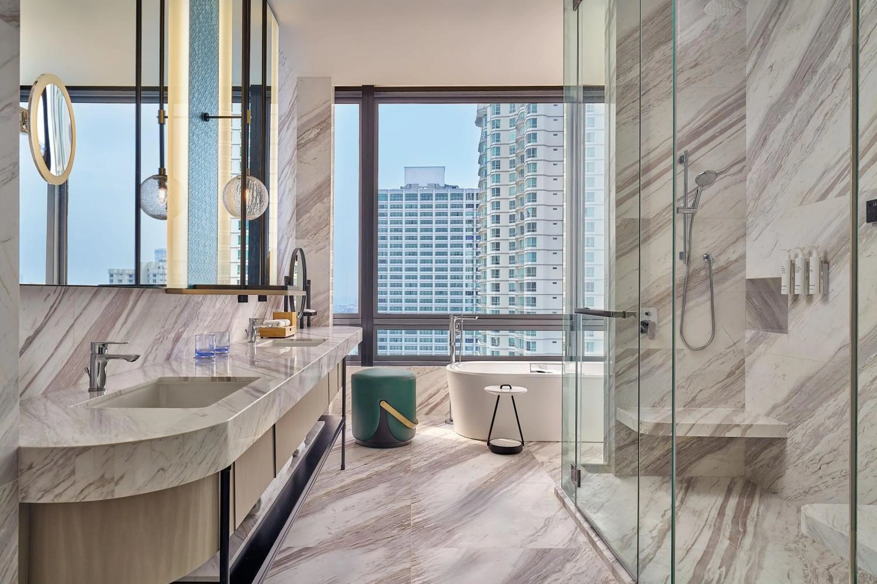 Bathroom in Penang Marriott Hotel