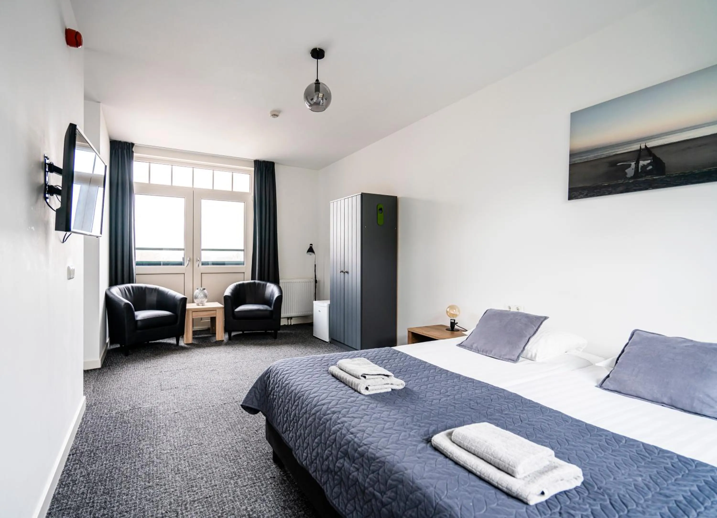 Standard Twin Room with Garden View in Duinhotel Haga