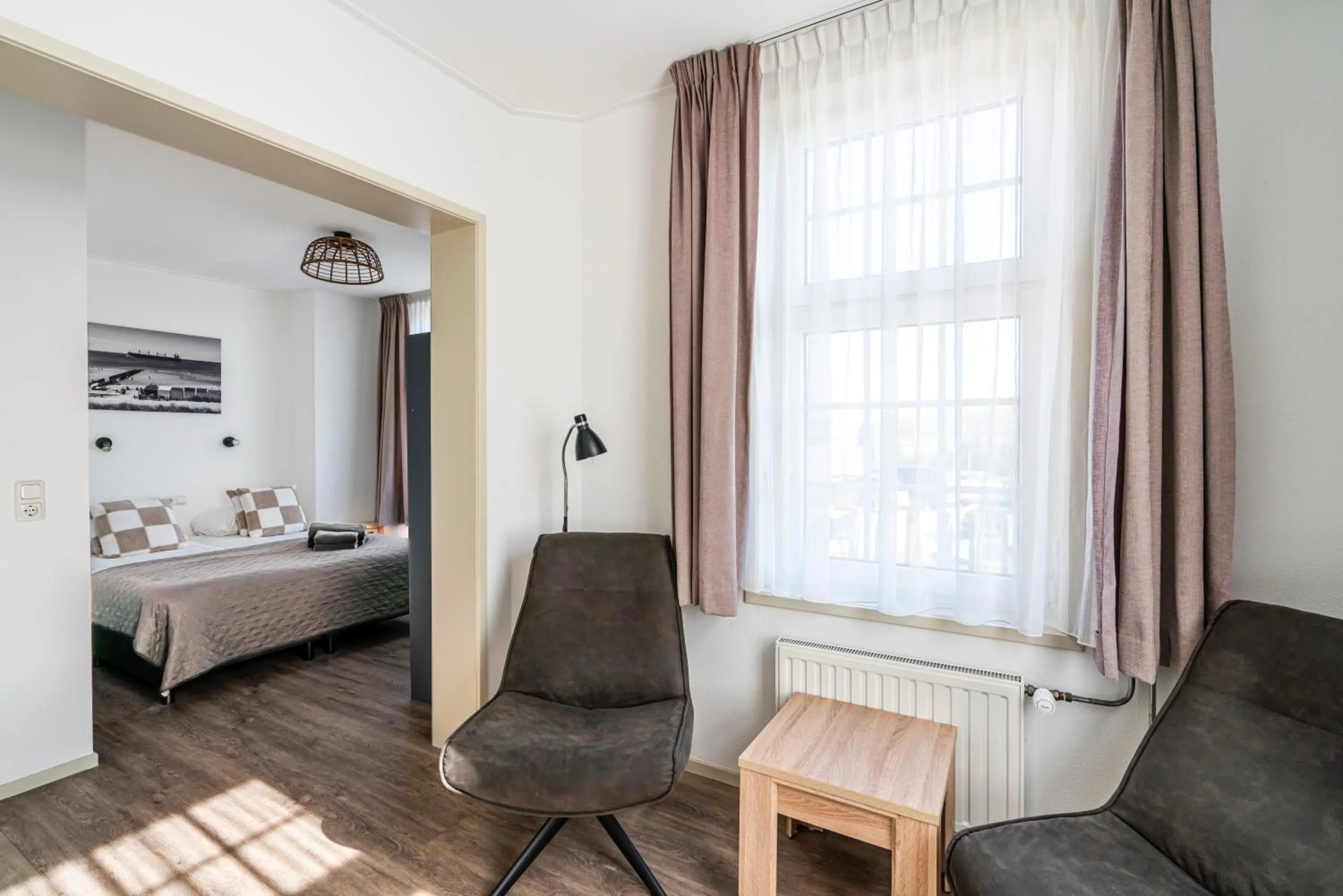 Bed in Duinhotel Haga