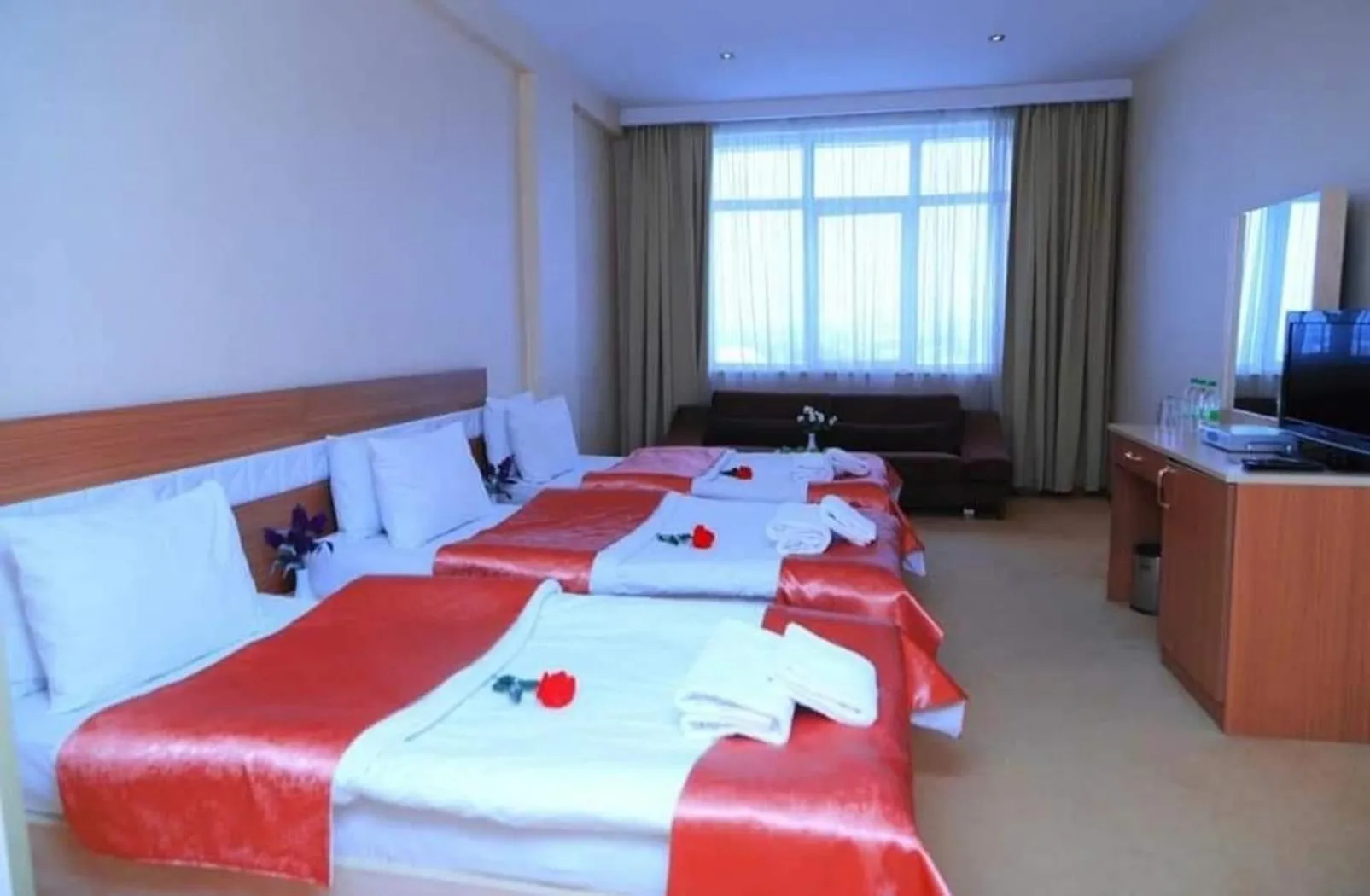 Bed in Gabala Tufandag City Hotel