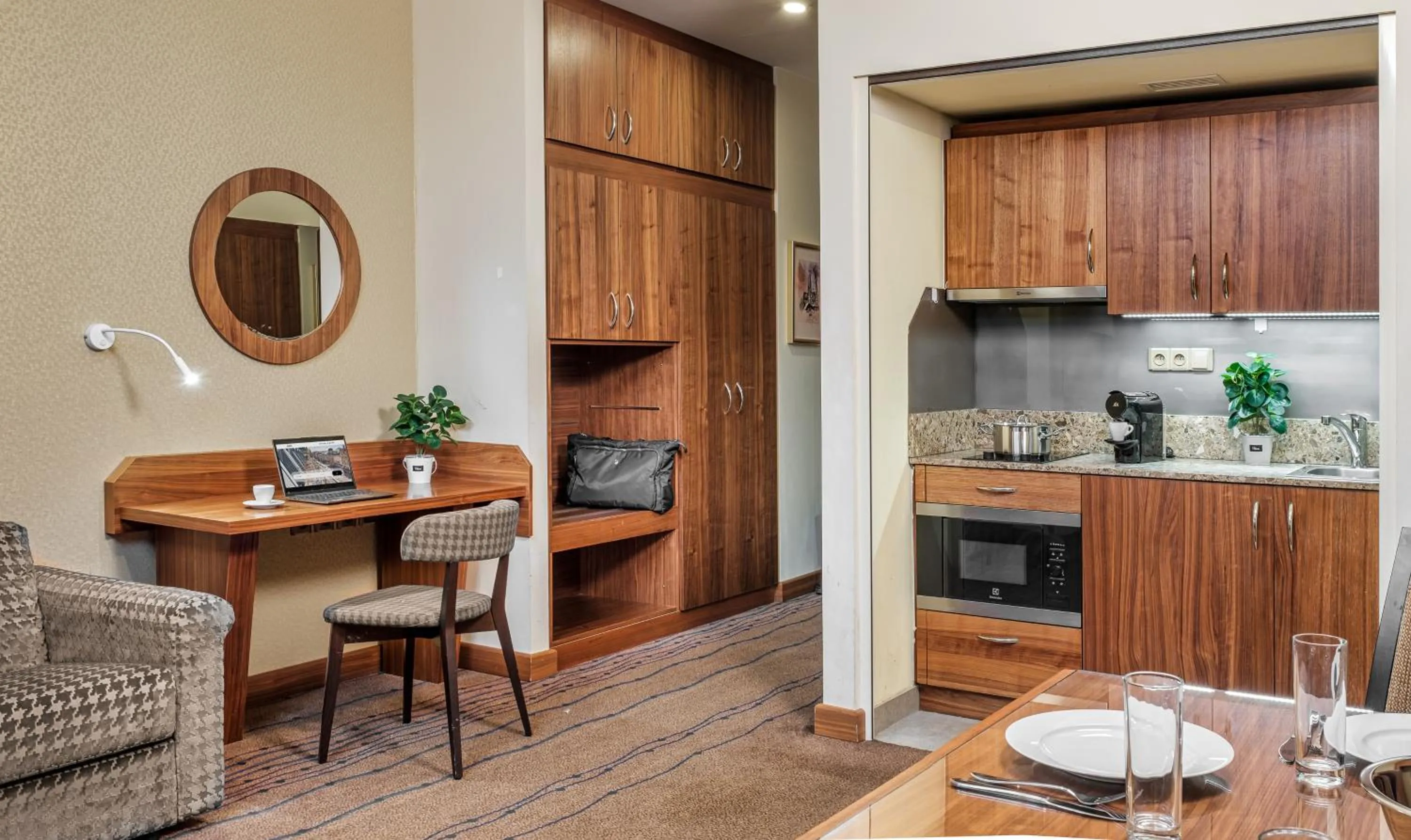 Living room in Crown Palace Apartments by Adrez