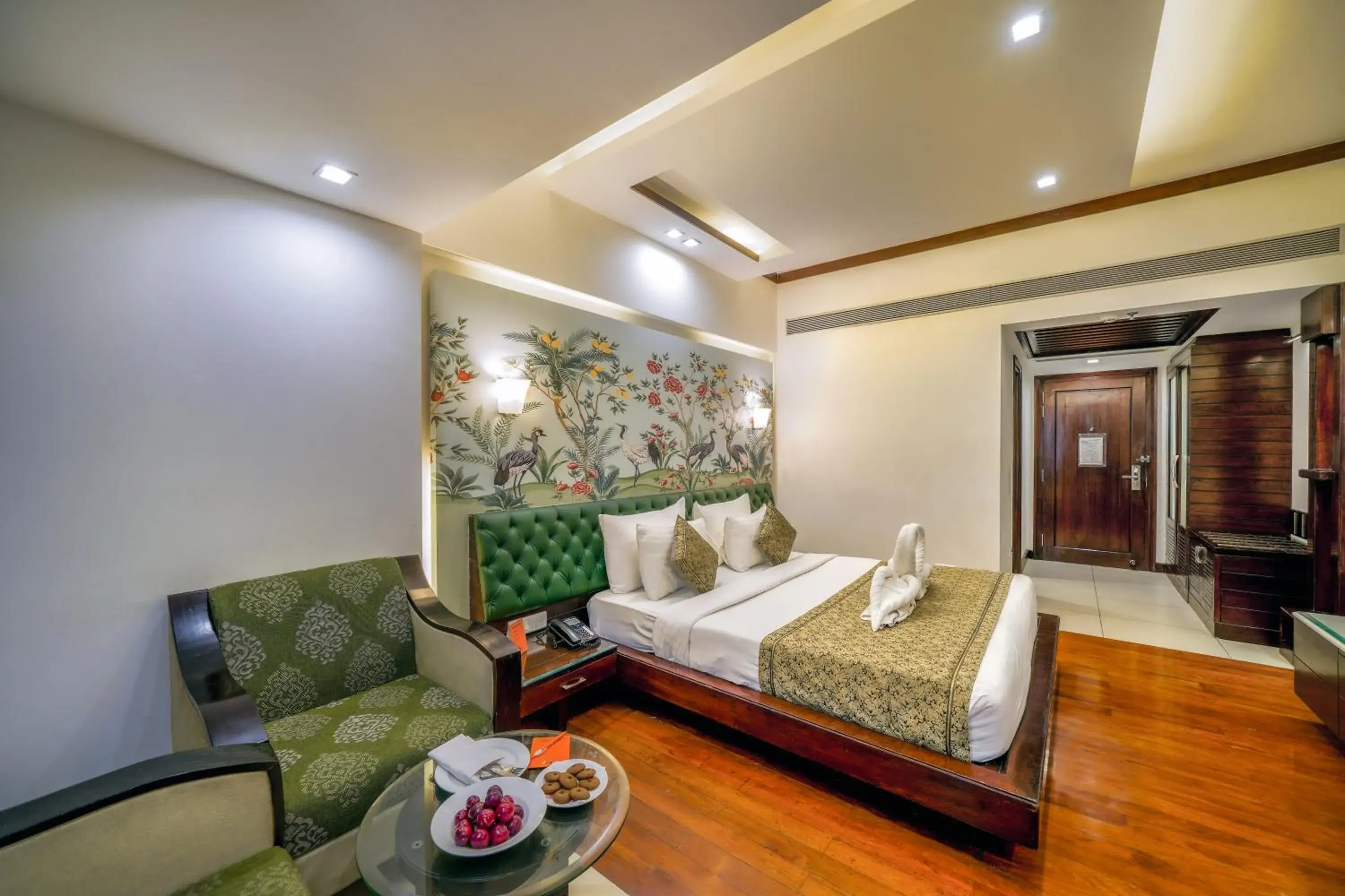 Bed in Hotel Saffron Leaf Bed in Hotel Saffron Leaf