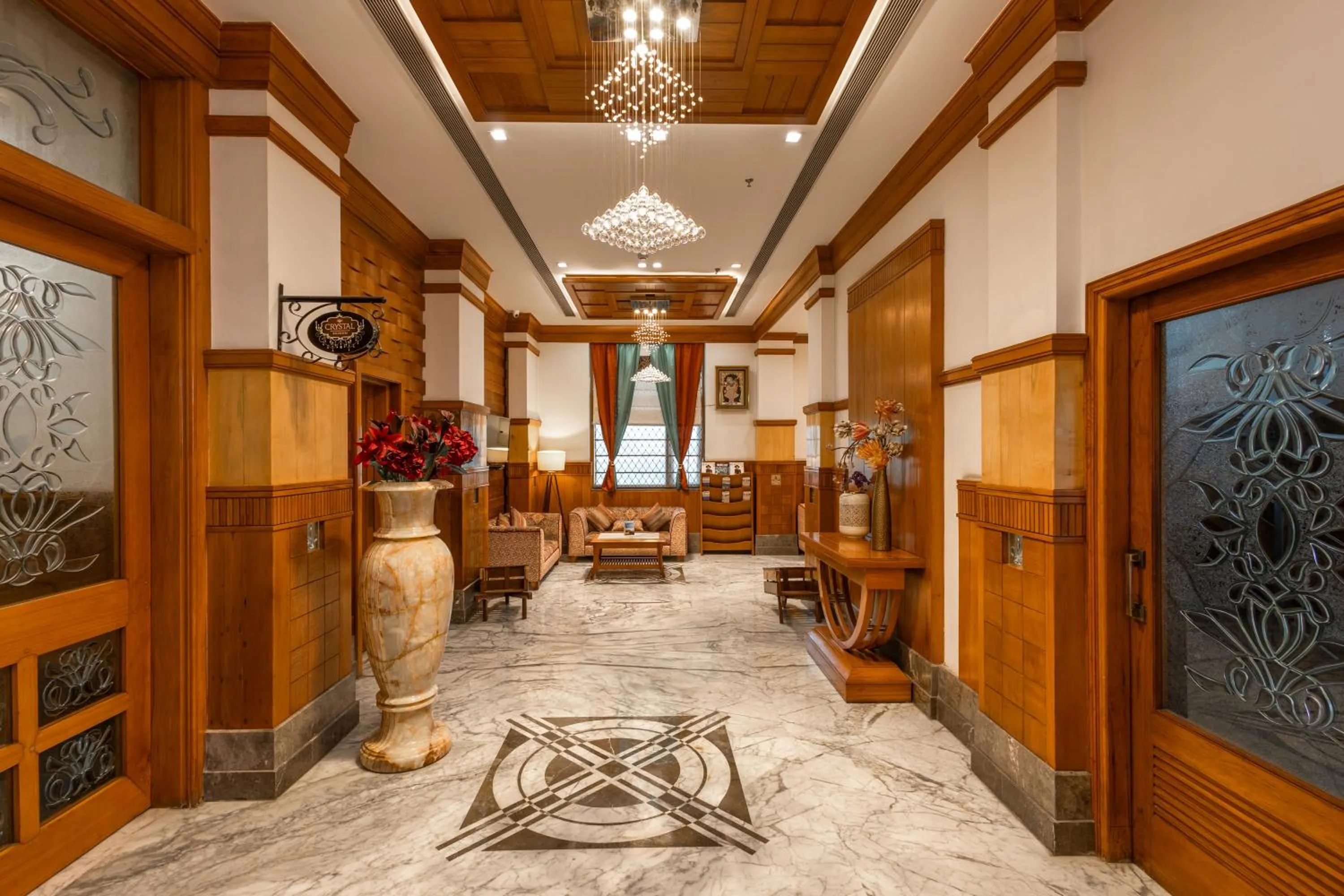 Lobby or reception in Hotel Saffron Leaf