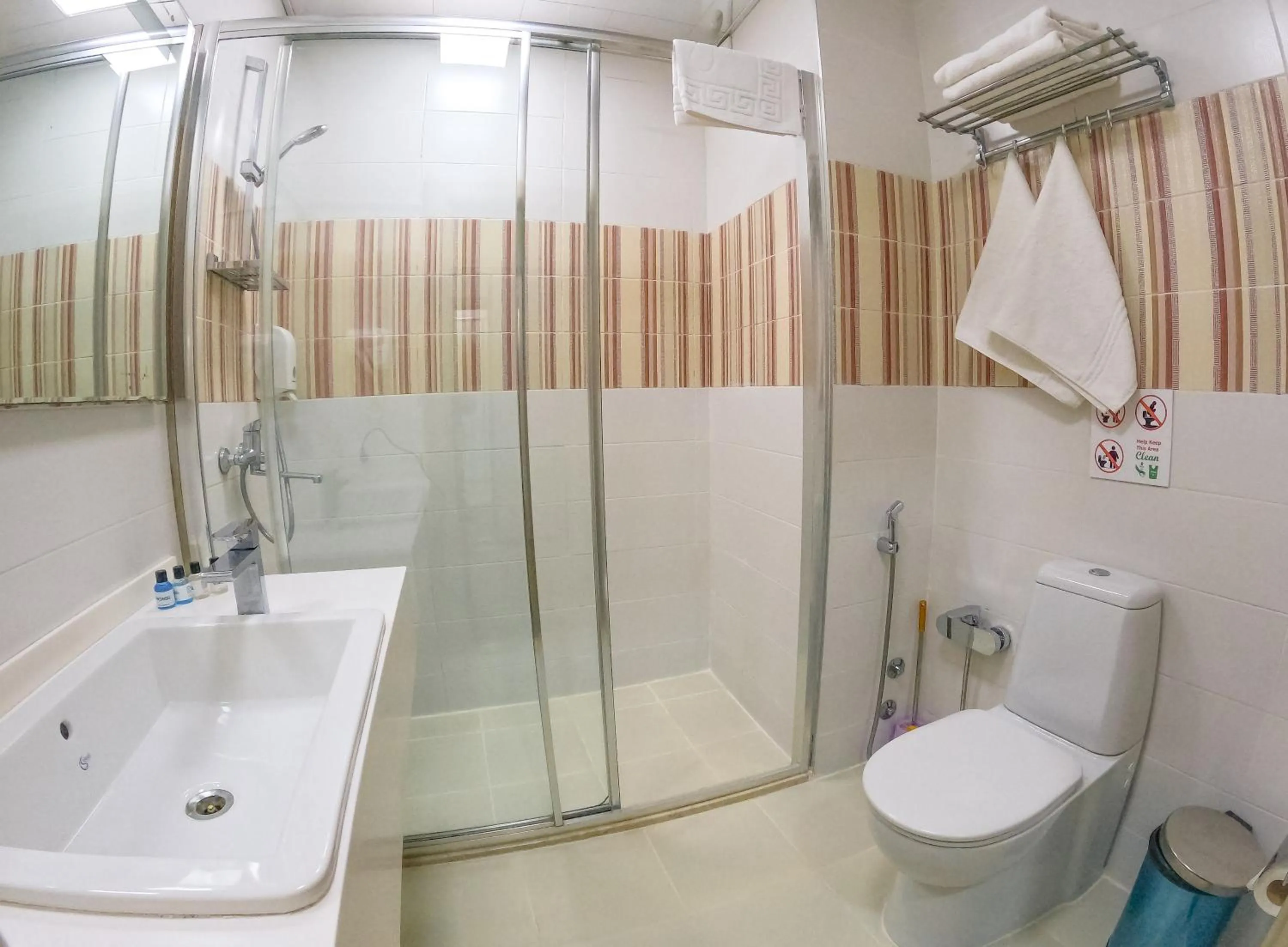 Toilet in Gabala Yeddi Gozel Hotel