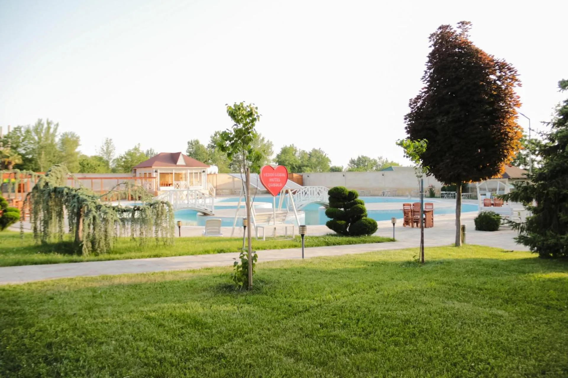 View (from property/room) in Gabala Yeddi Gozel Hotel