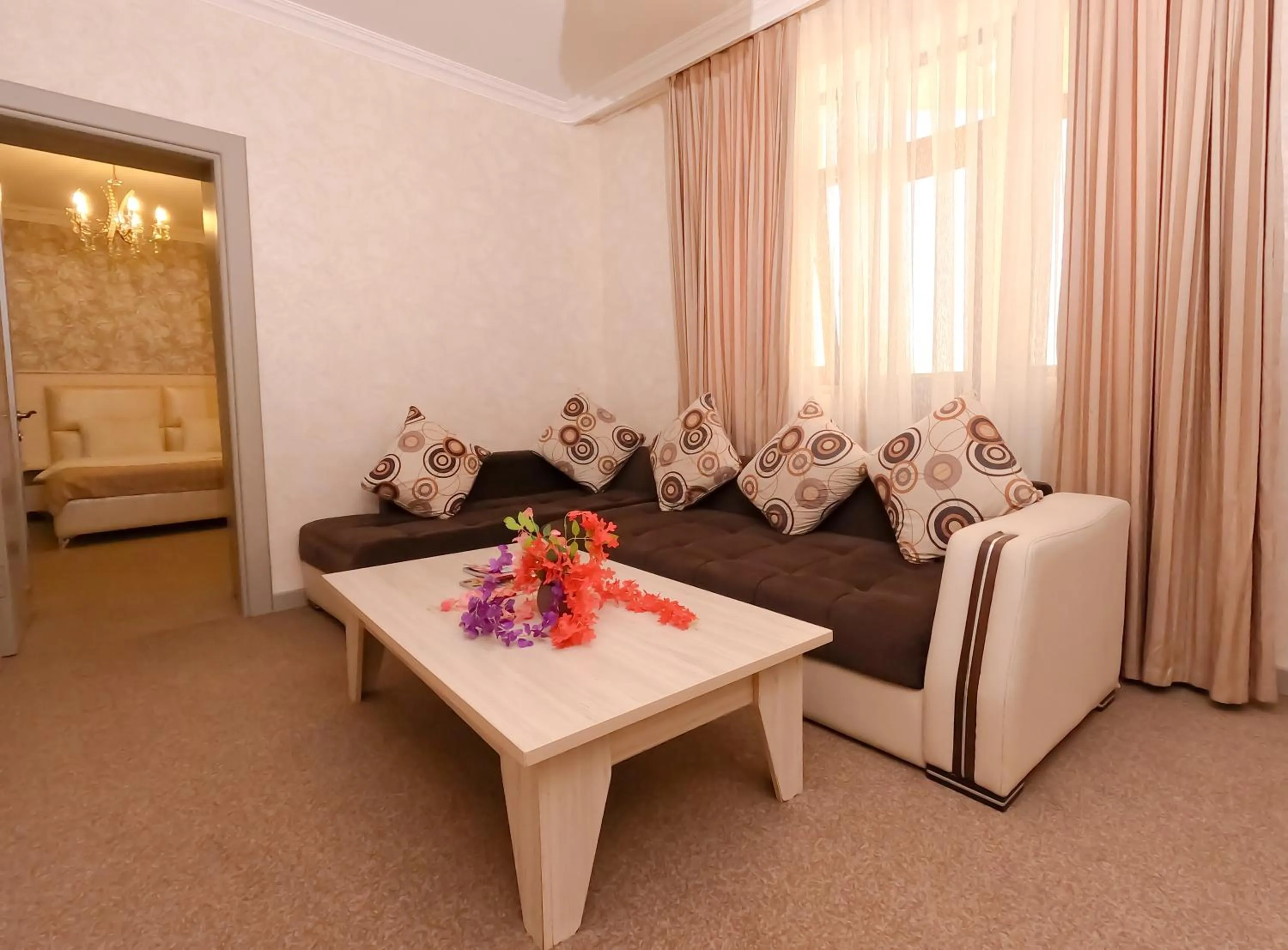 Seating area in Gabala Yeddi Gozel Hotel