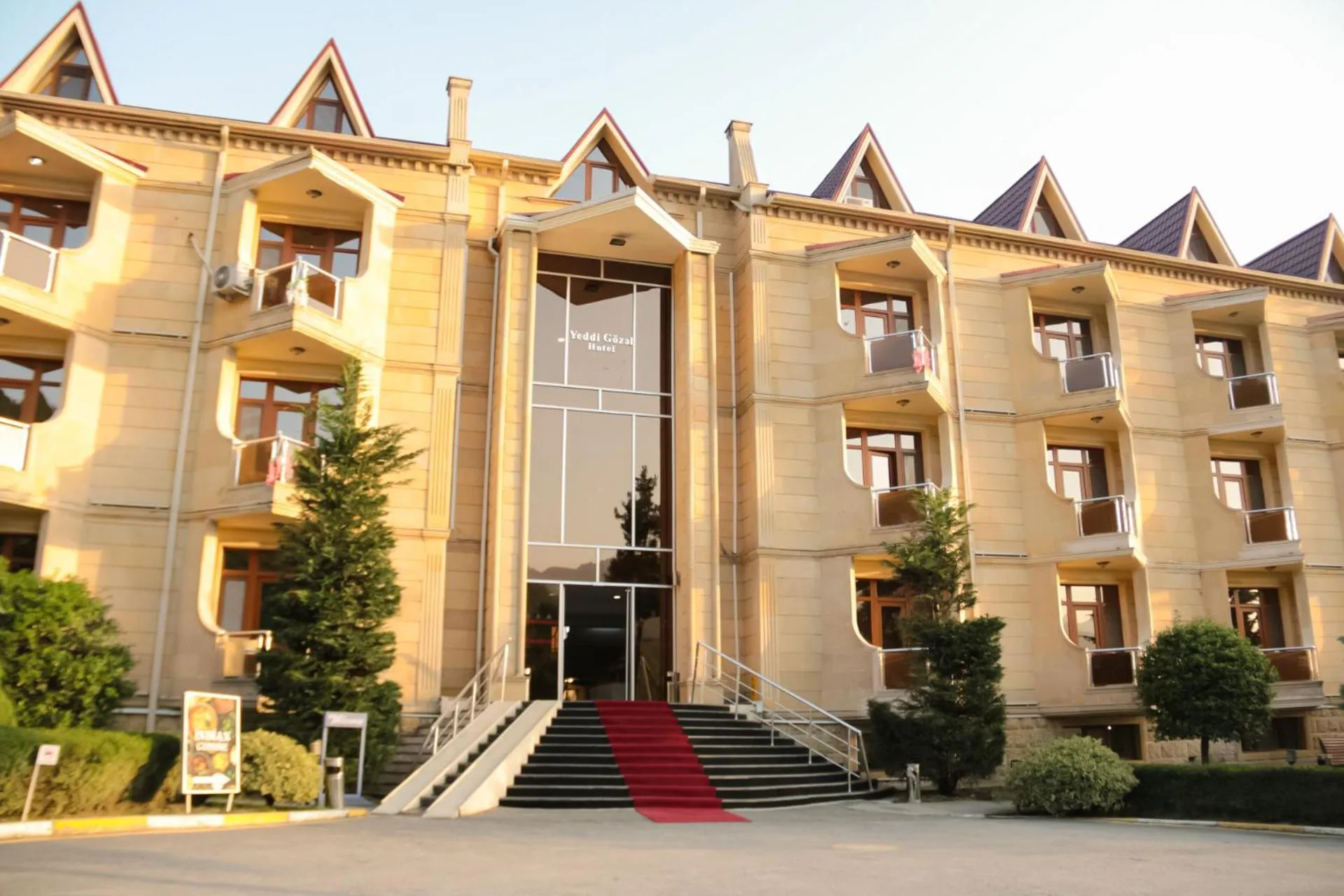 Property building in Gabala Yeddi Gozel Hotel