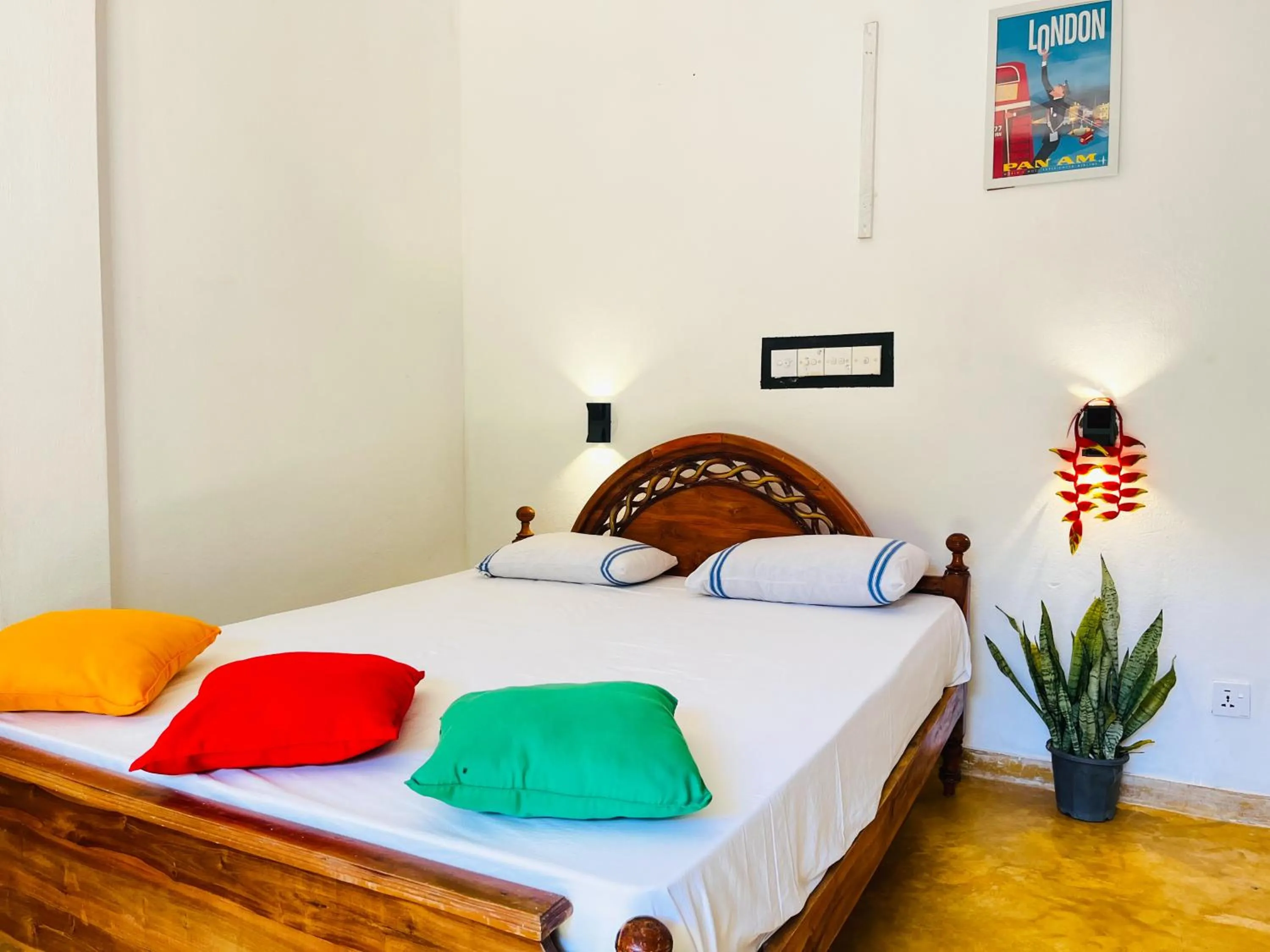 Bed in Summer lodge-Tangalle