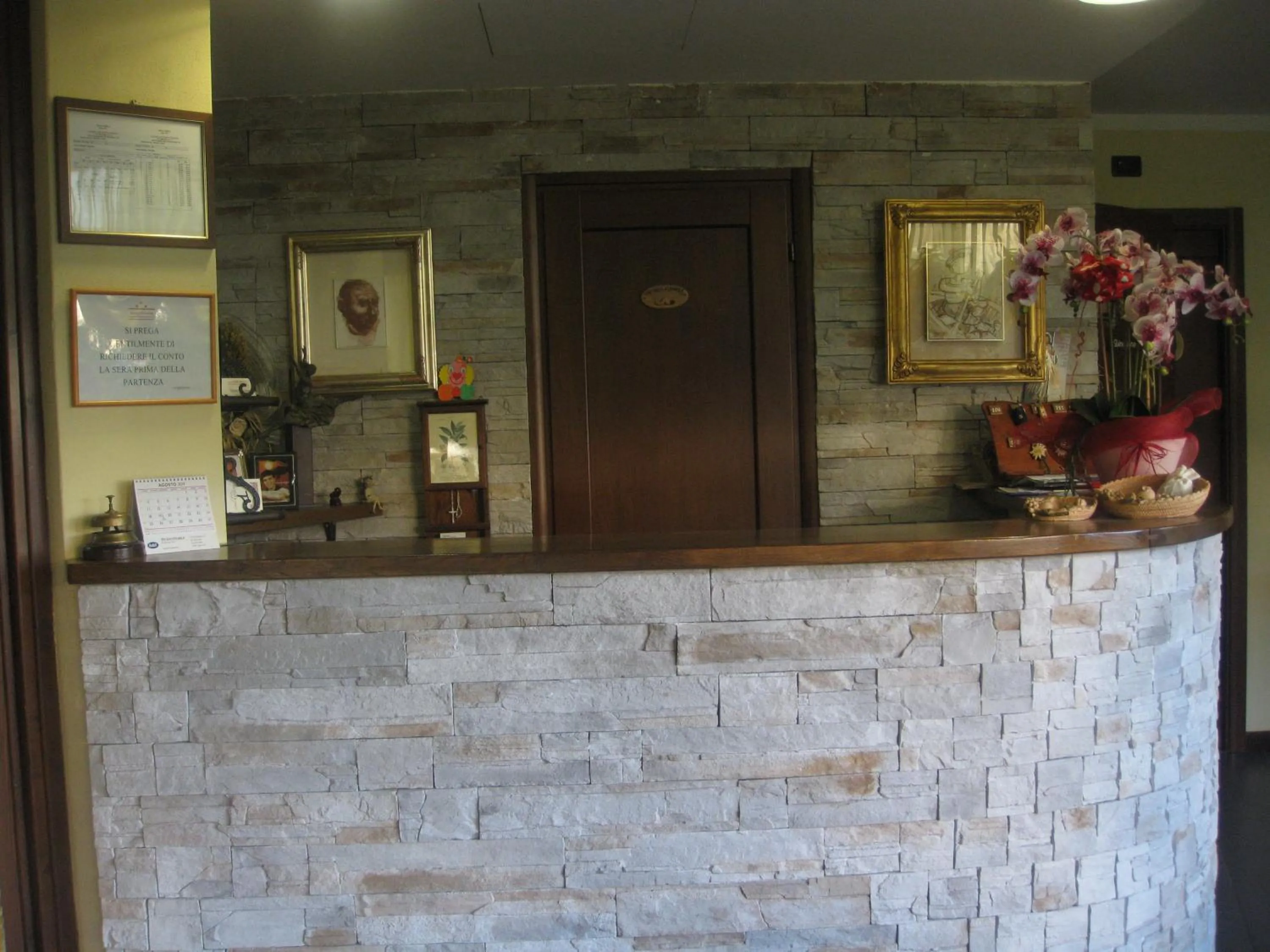 Lobby or reception in Albergo Giardino