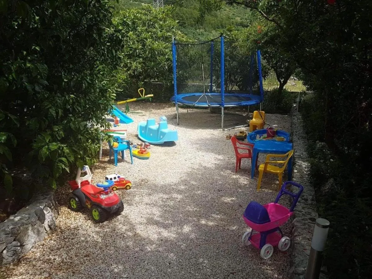 Children play ground in Villa Noura in Makarska, private pool,gym