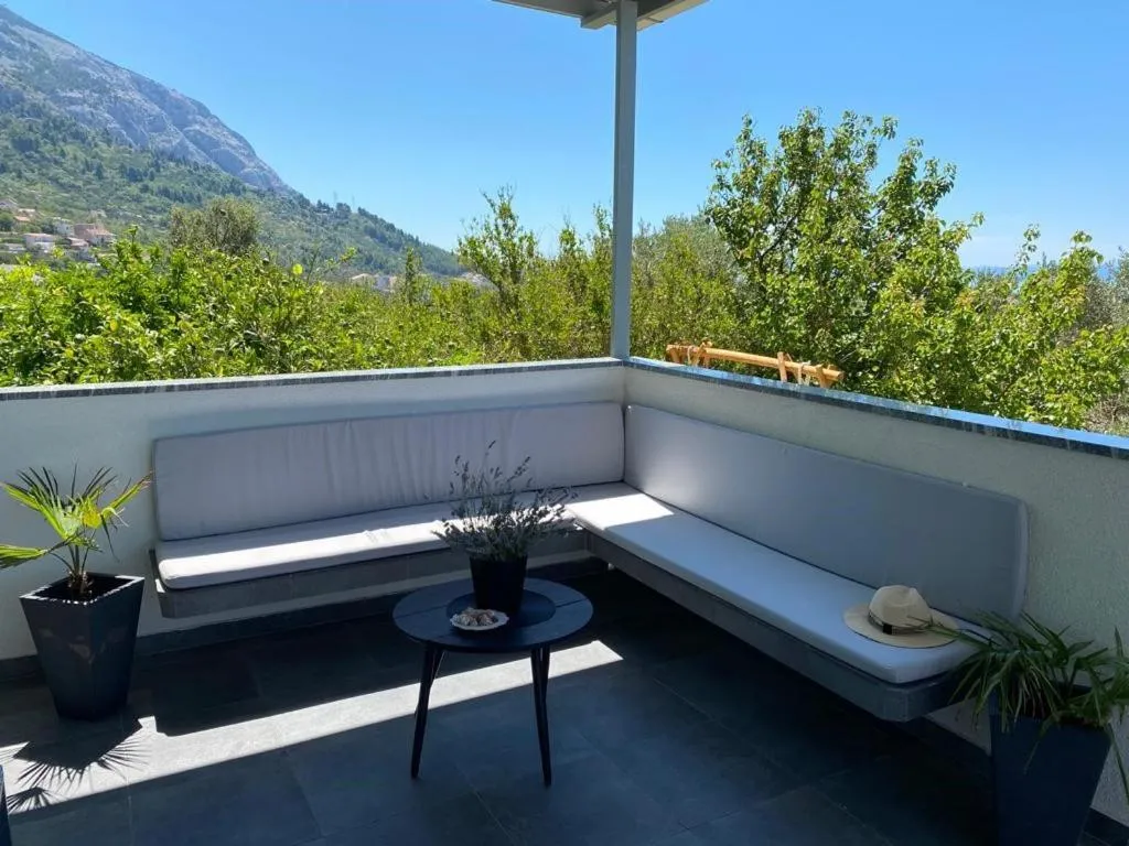 Mountain view in Villa Noura in Makarska, private pool,gym
