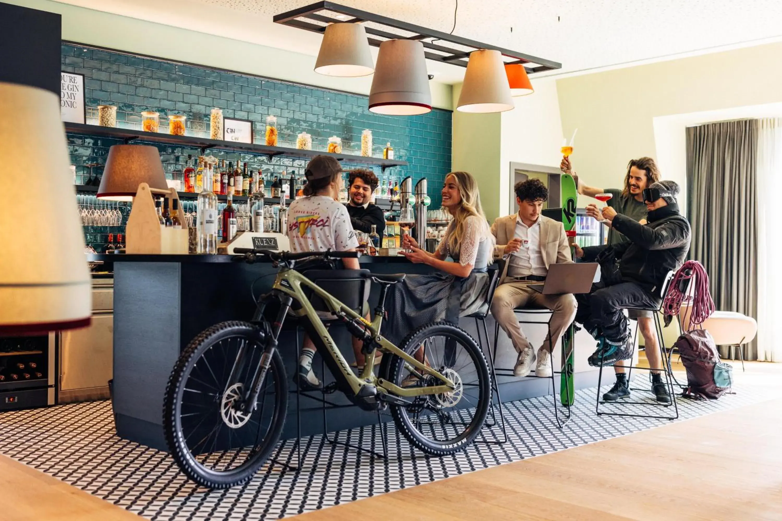 Lounge or bar in harry's home Lienz hotel & apartments Lounge or bar in harry's home Lienz hotel & apartments