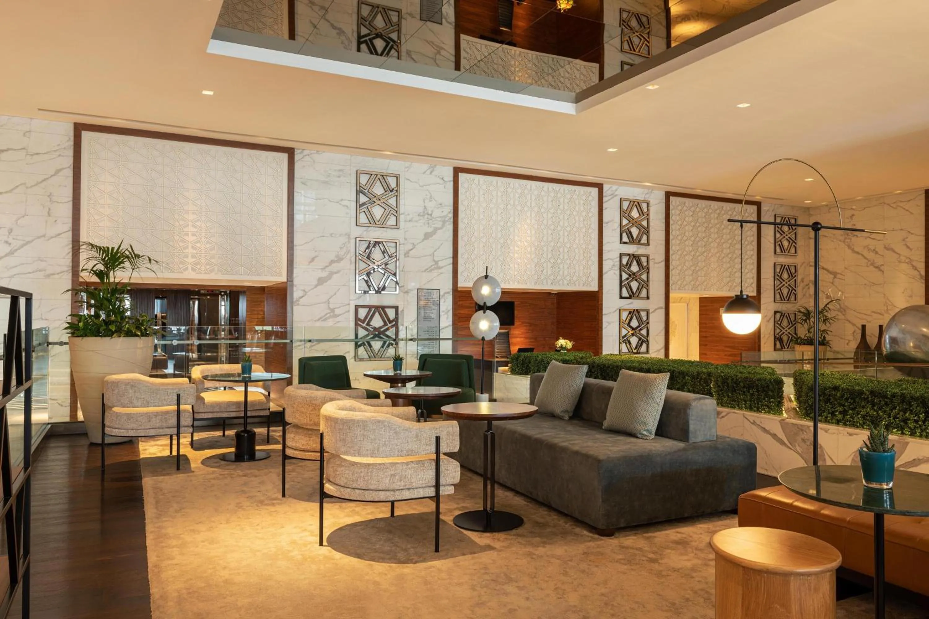 Lobby or reception in Sheraton Grand Hotel, Dubai