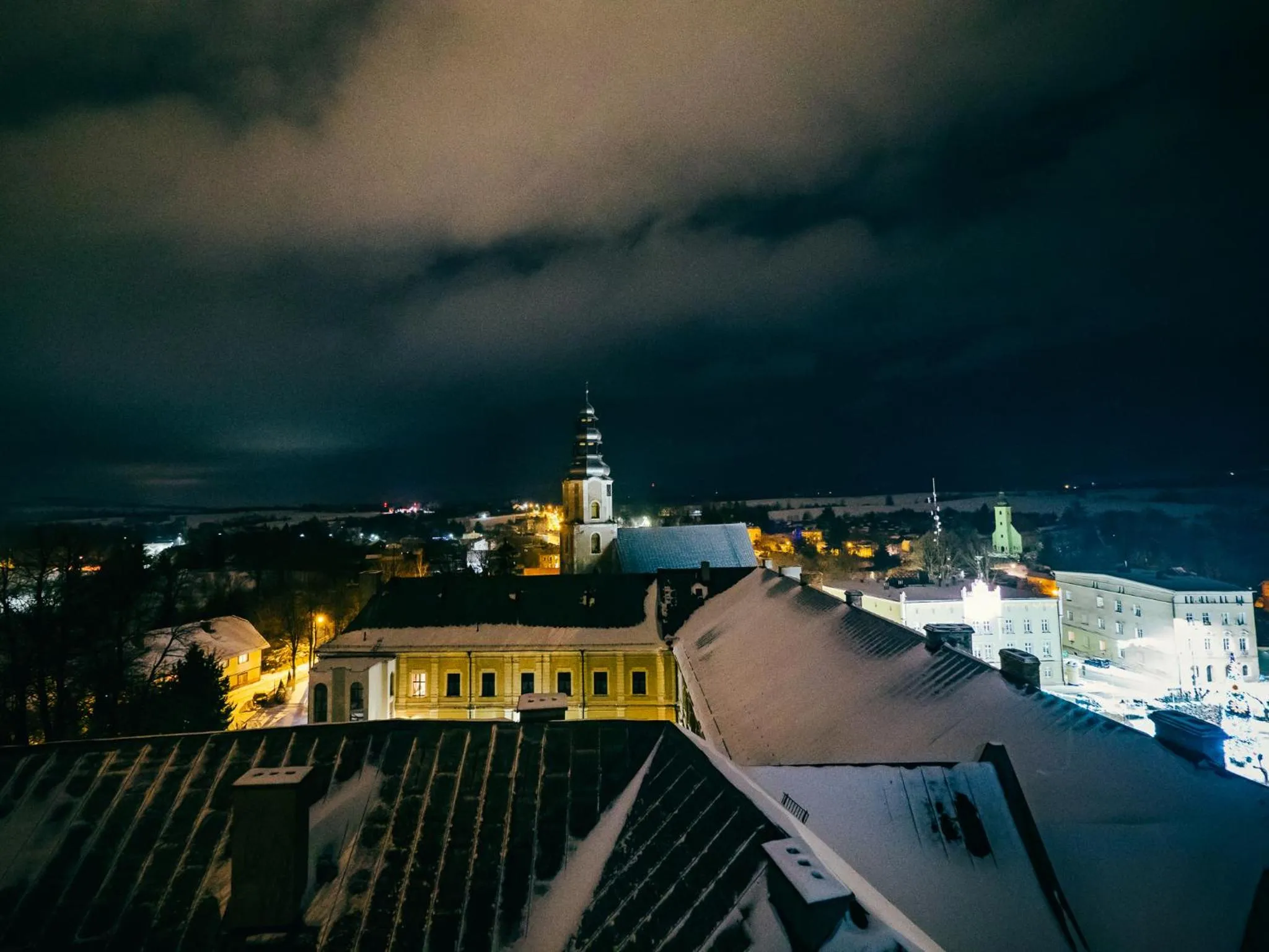 Night in Zamek Międzylesie
