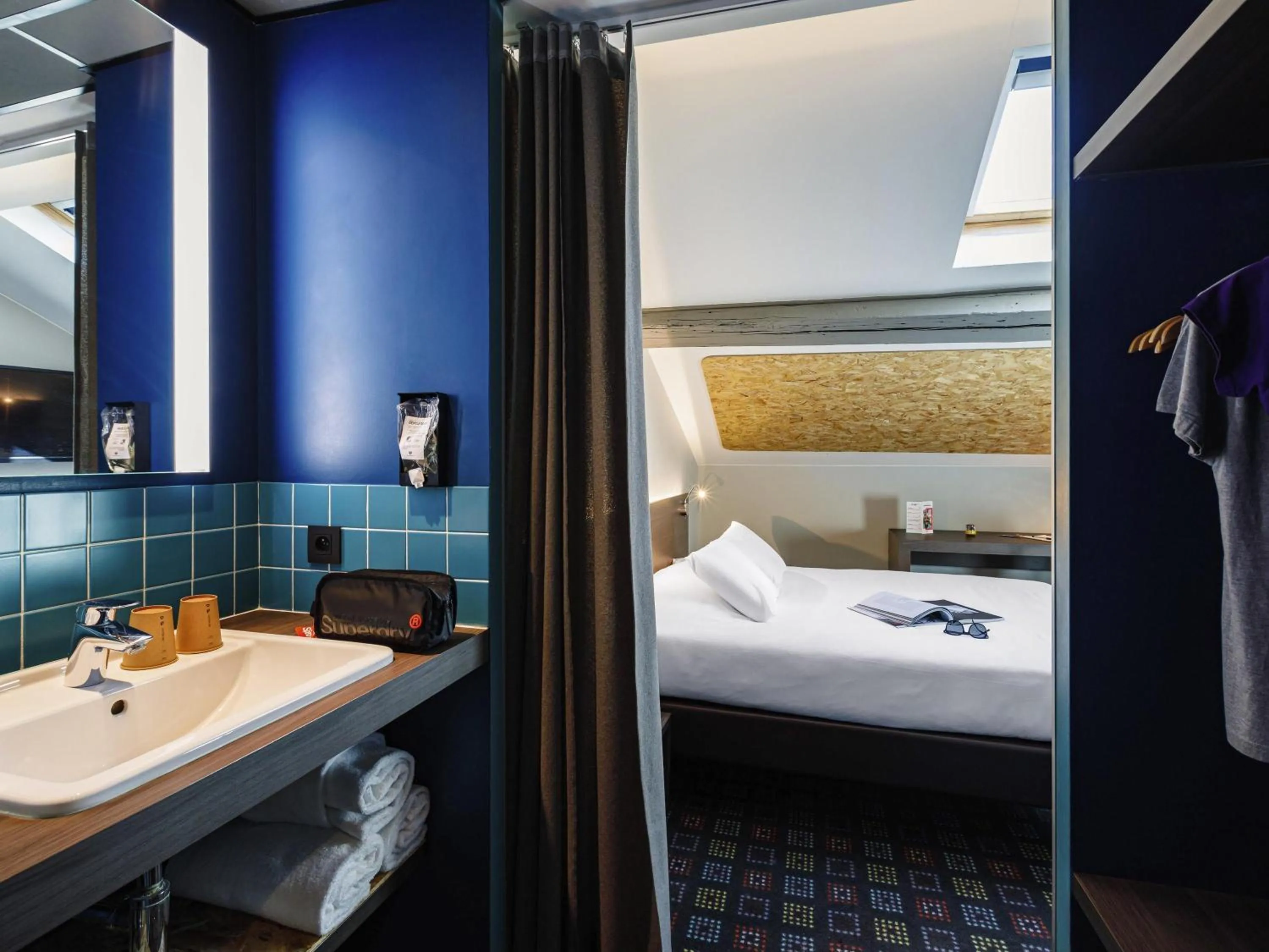 Bedroom, Bed in Greet Hotel Lyon Confluence