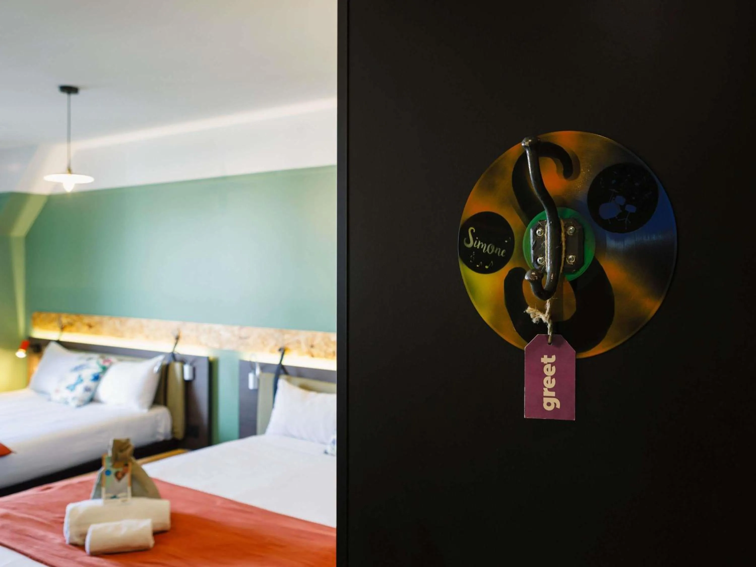 Bedroom, Bed in Greet Hotel Lyon Confluence