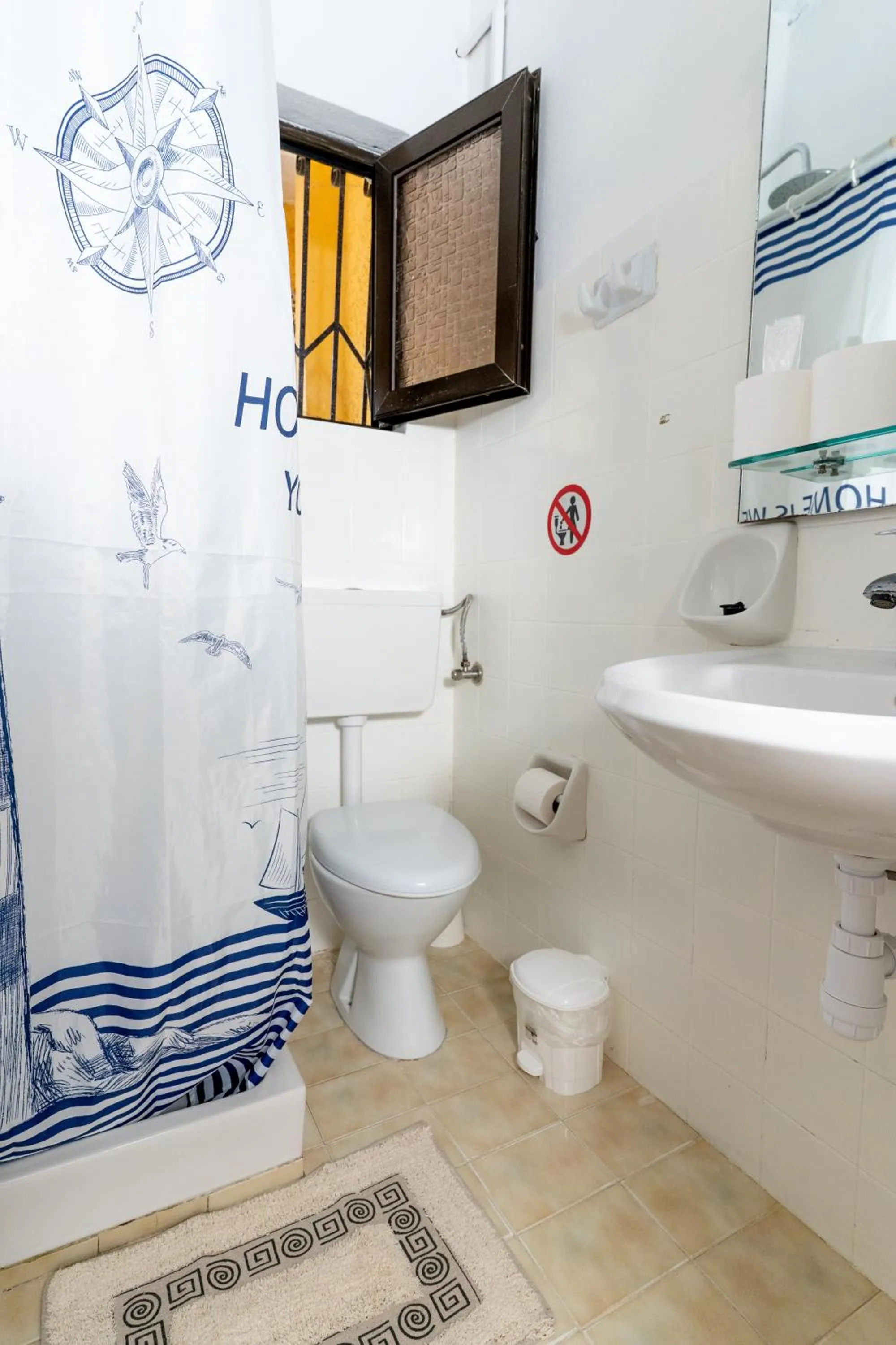 Bathroom in Blue Waves Corfu