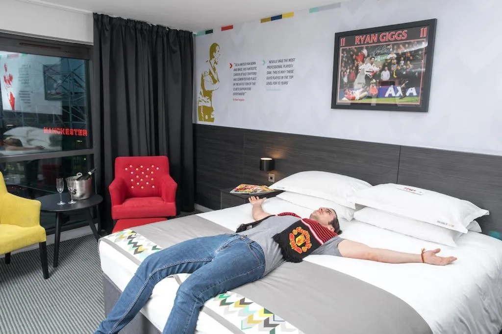 Bedroom, Bed in Hotel Football, Old Trafford, a Tribute Portfolio Hotel