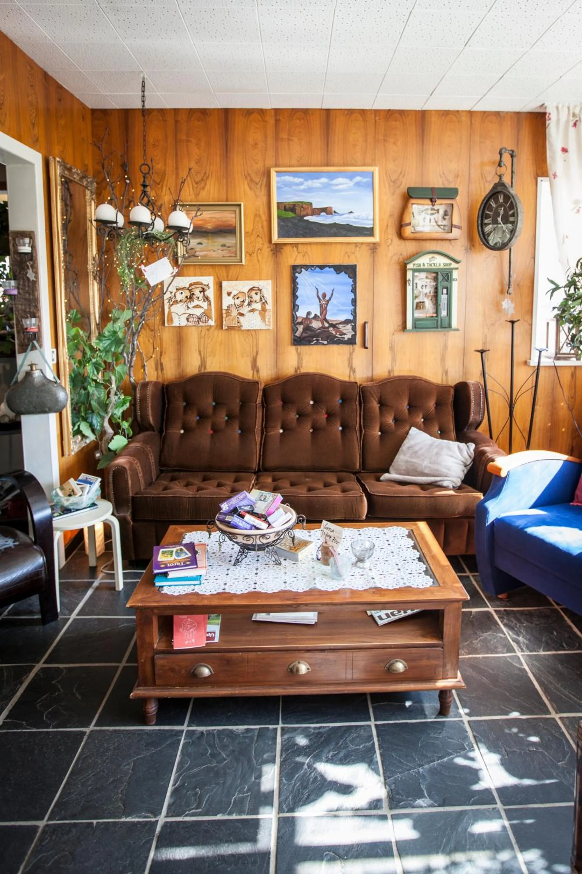 Property building in Blómasetrið Homestay