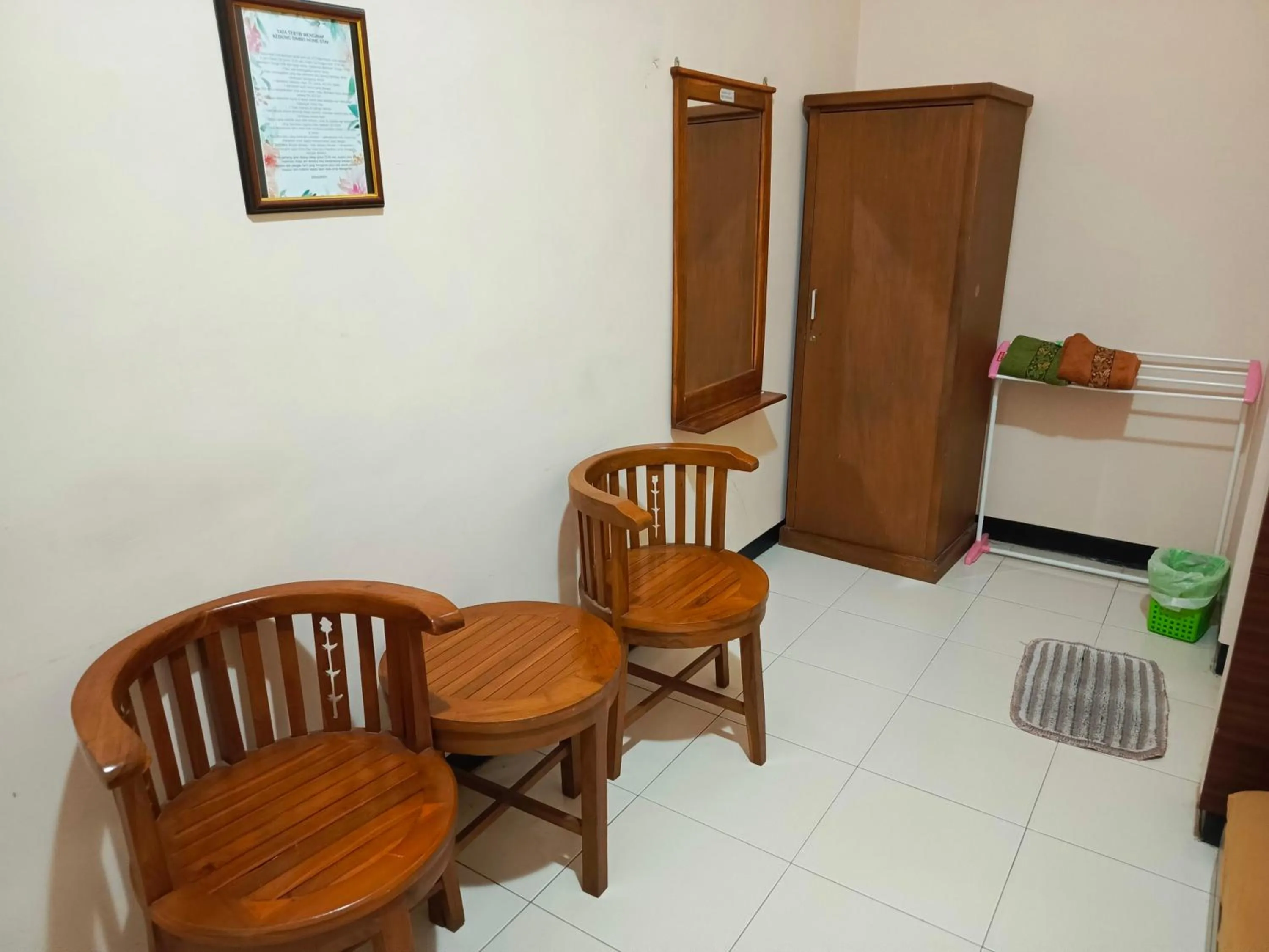 Seating area in Kedung Ombo Homestay