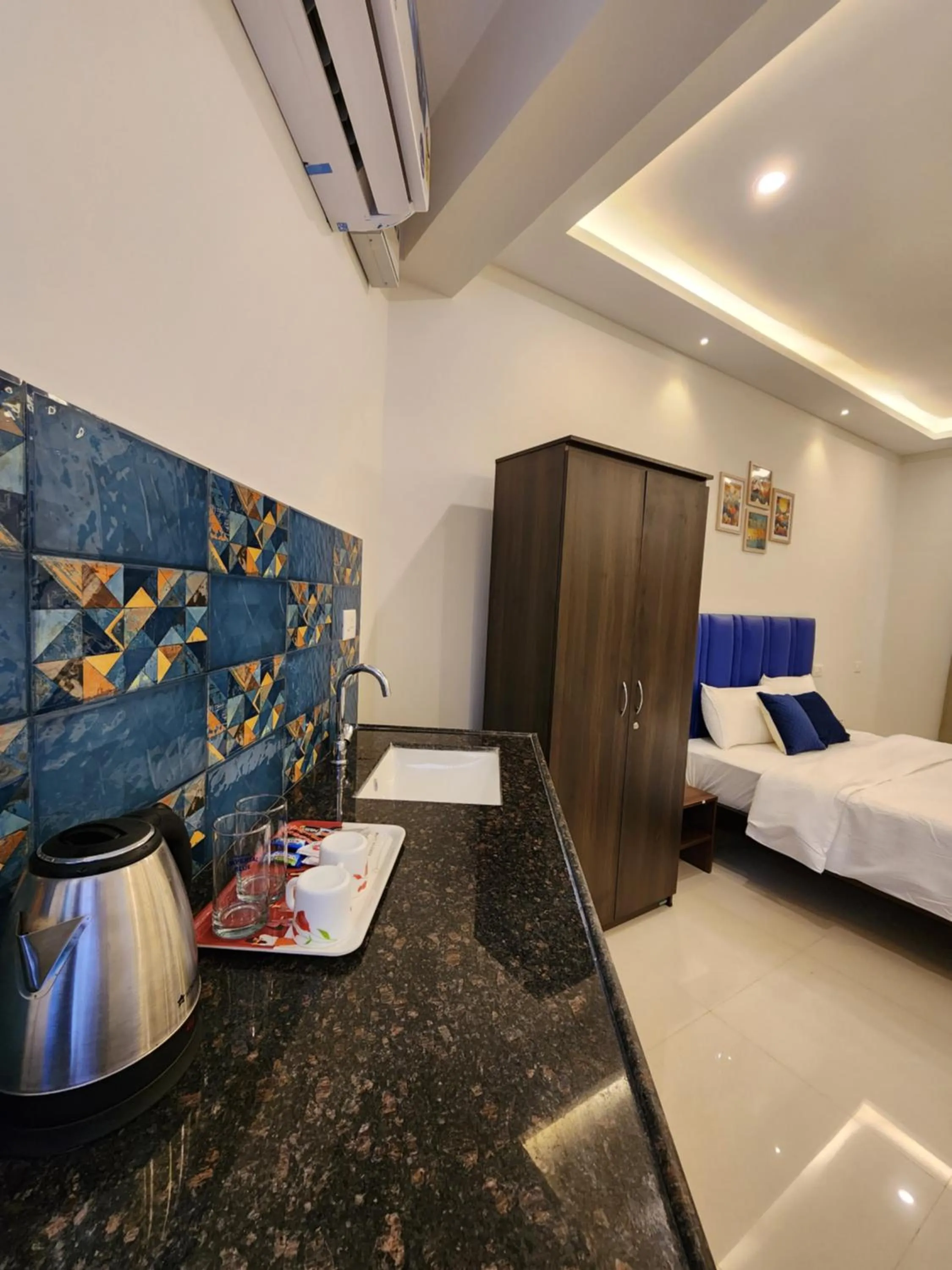 Living room, Bed in The Regal Luxury Boutique Stays