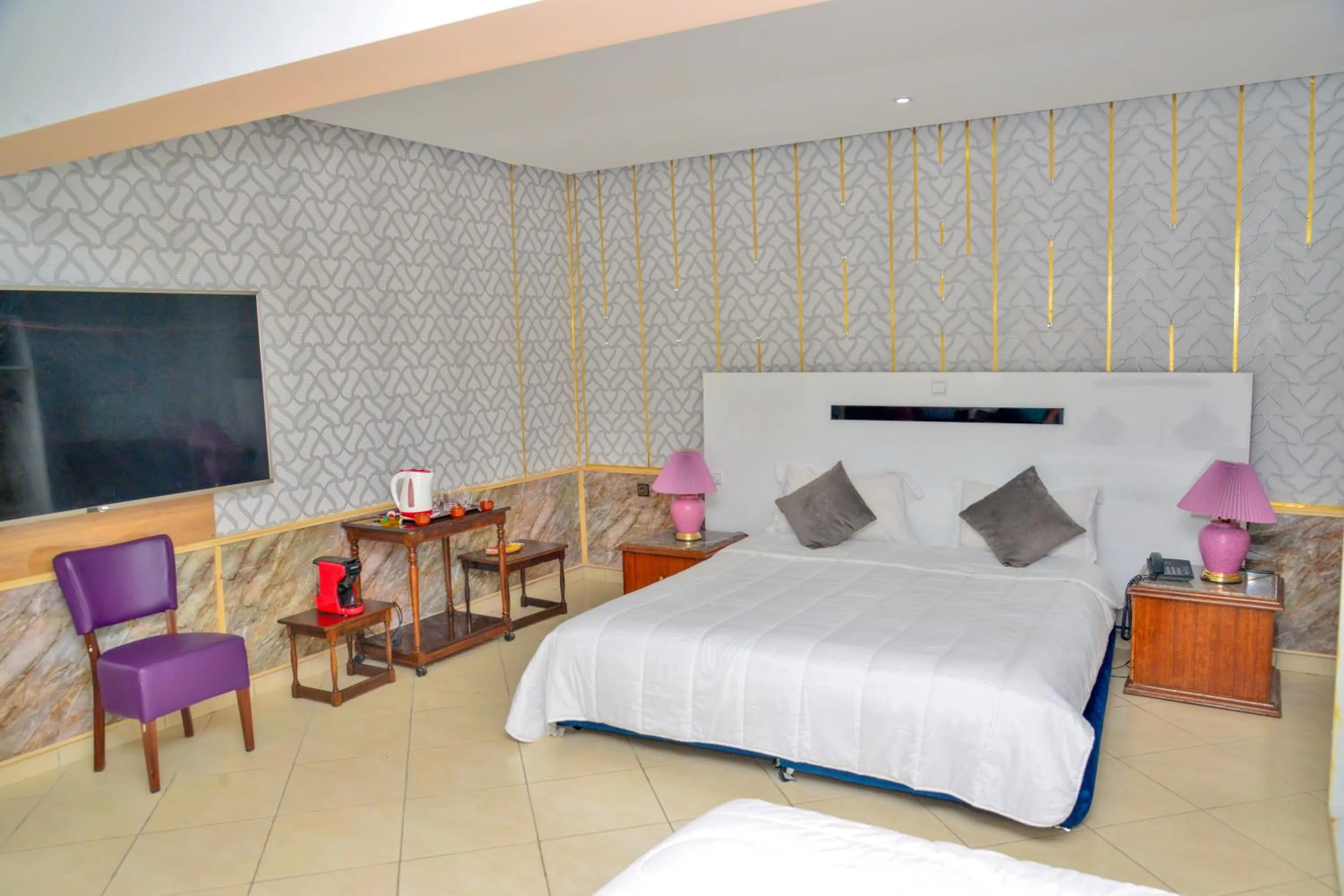 TV and multimedia, Bed in Free Zone Hotel