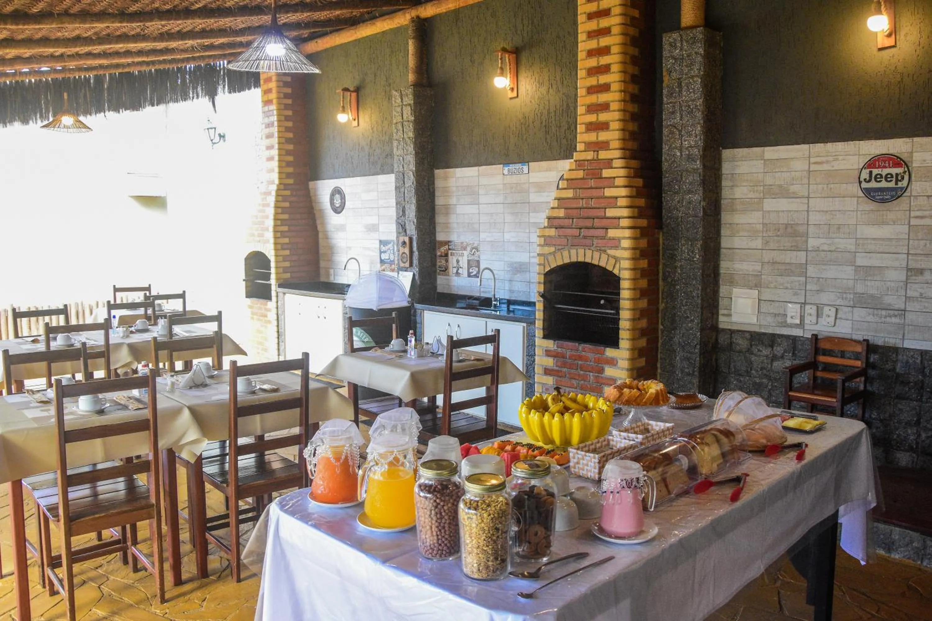 BBQ facilities in Pousada Juannas Buzios