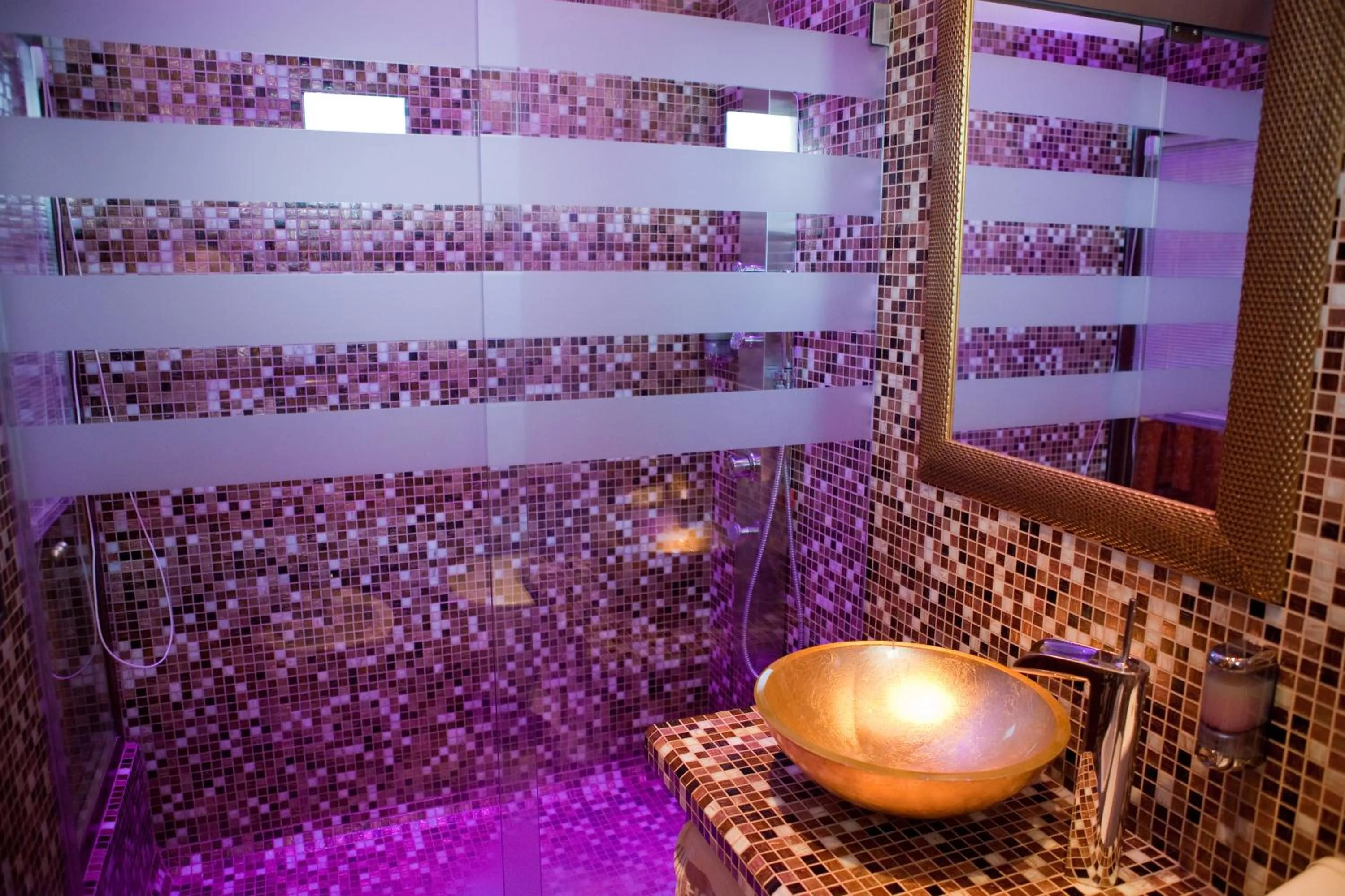 Shower in Hotel Vogue