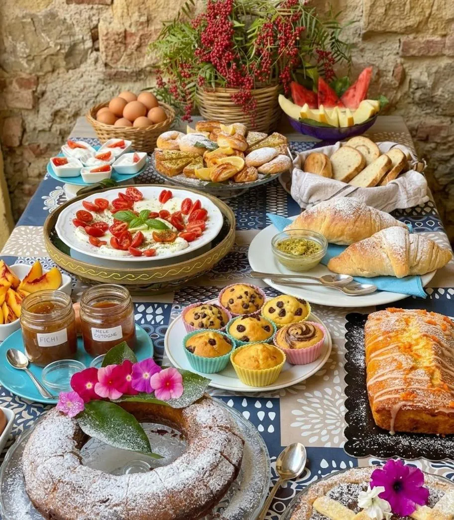 Food and drinks in B&B Giulia