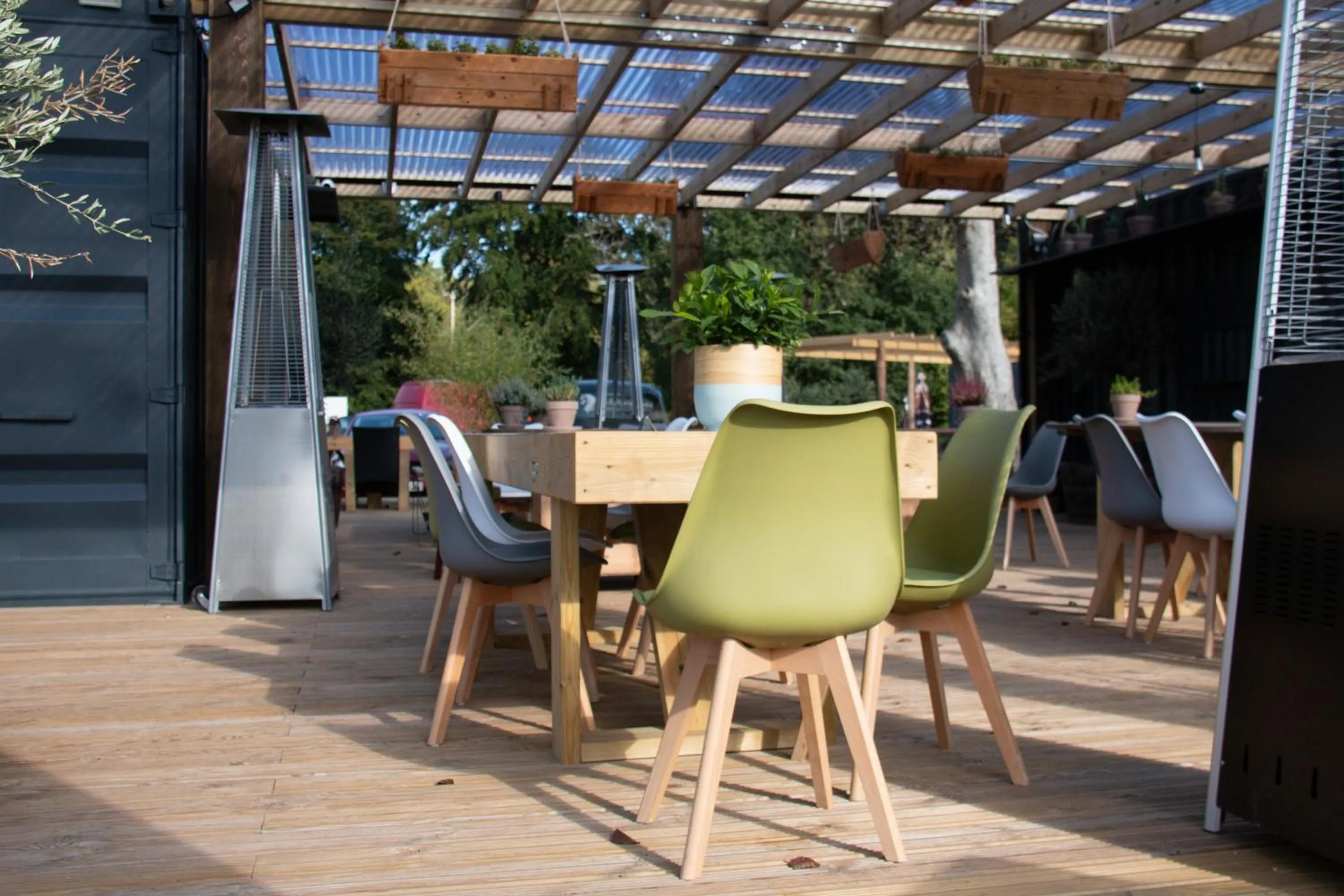 Patio in Dartmoor Lodge Hotel