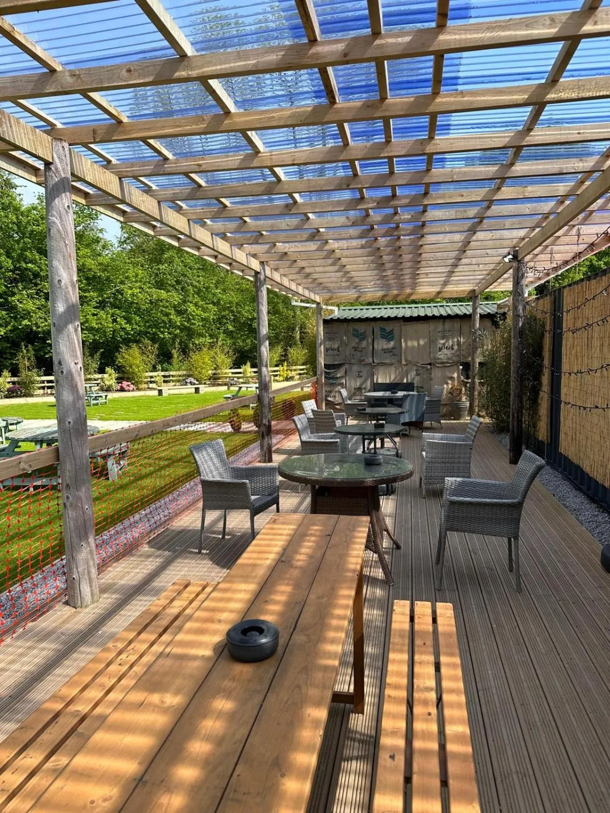 Patio in Dartmoor Lodge Hotel