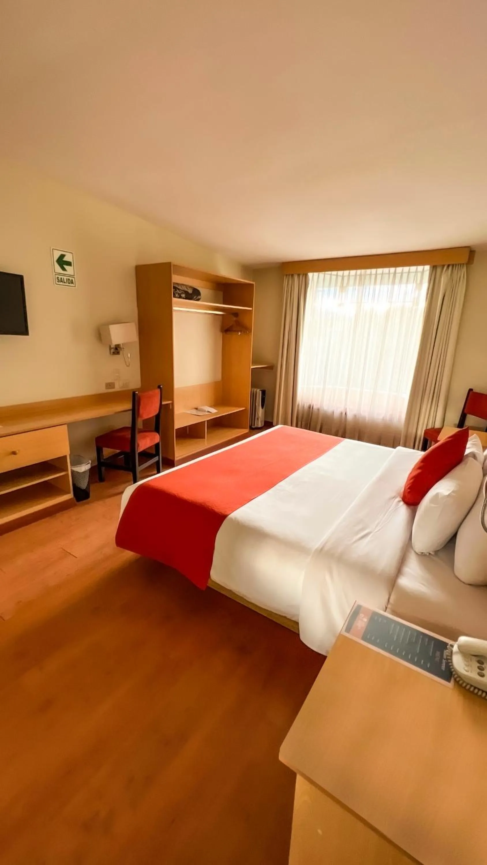 Bed in Lake Titicaca Hotel