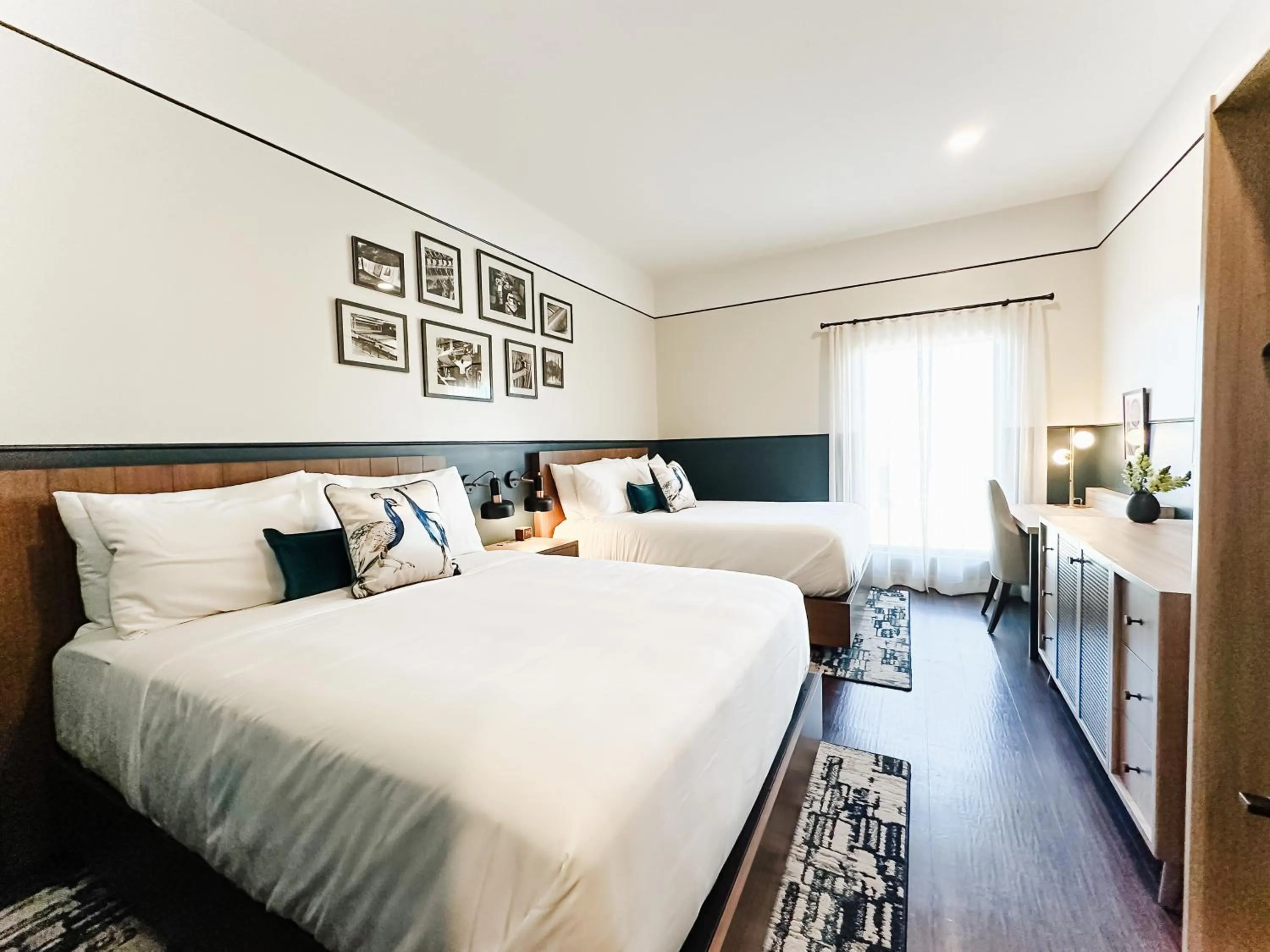 Bed in The Carpentry Hotel