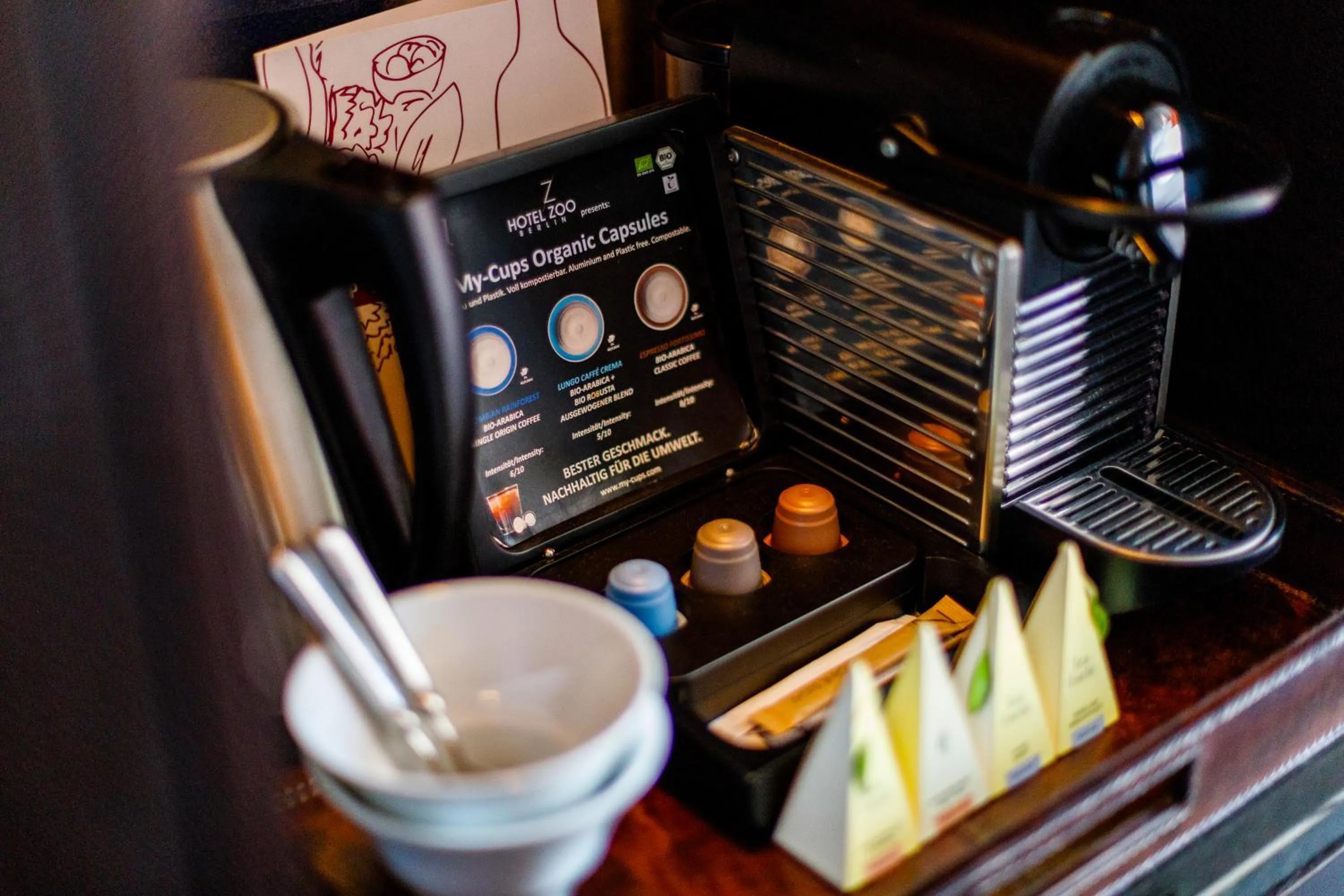 Coffee/tea facilities in Hotel Zoo Berlin