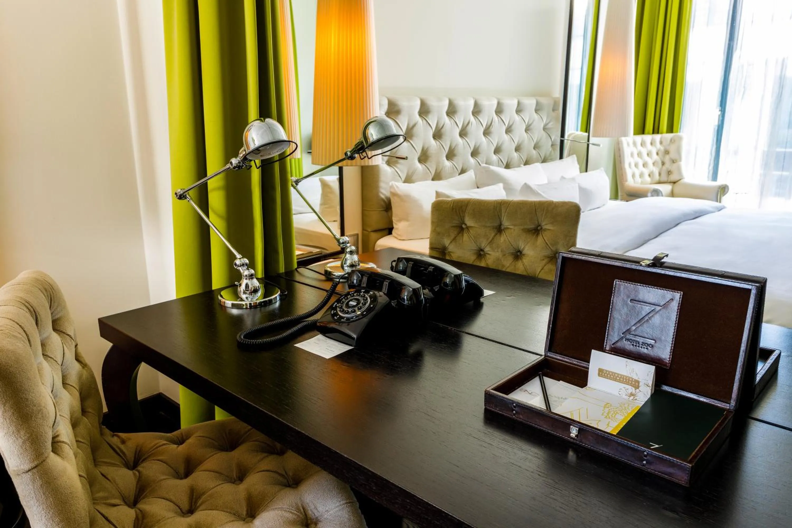 Decorative detail, Bed in Hotel Zoo Berlin