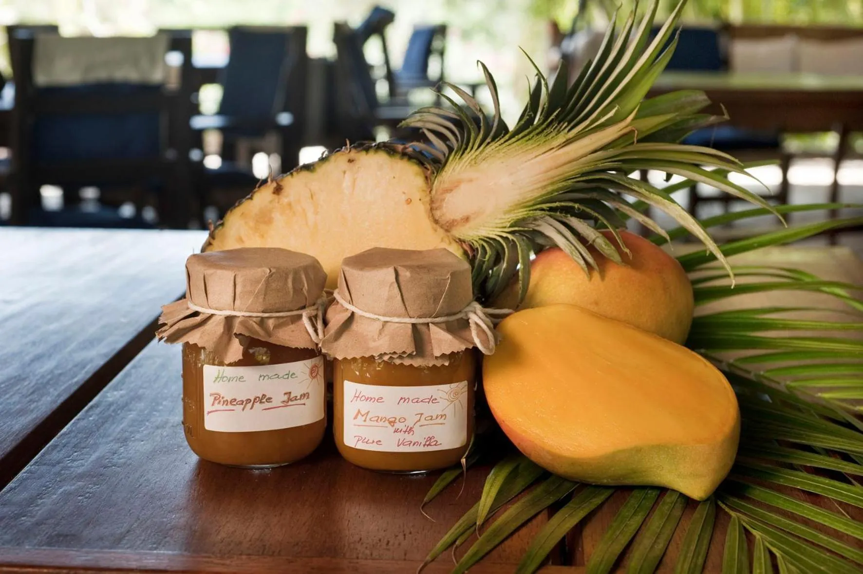 Breakfast in Diani Marine Divers Village