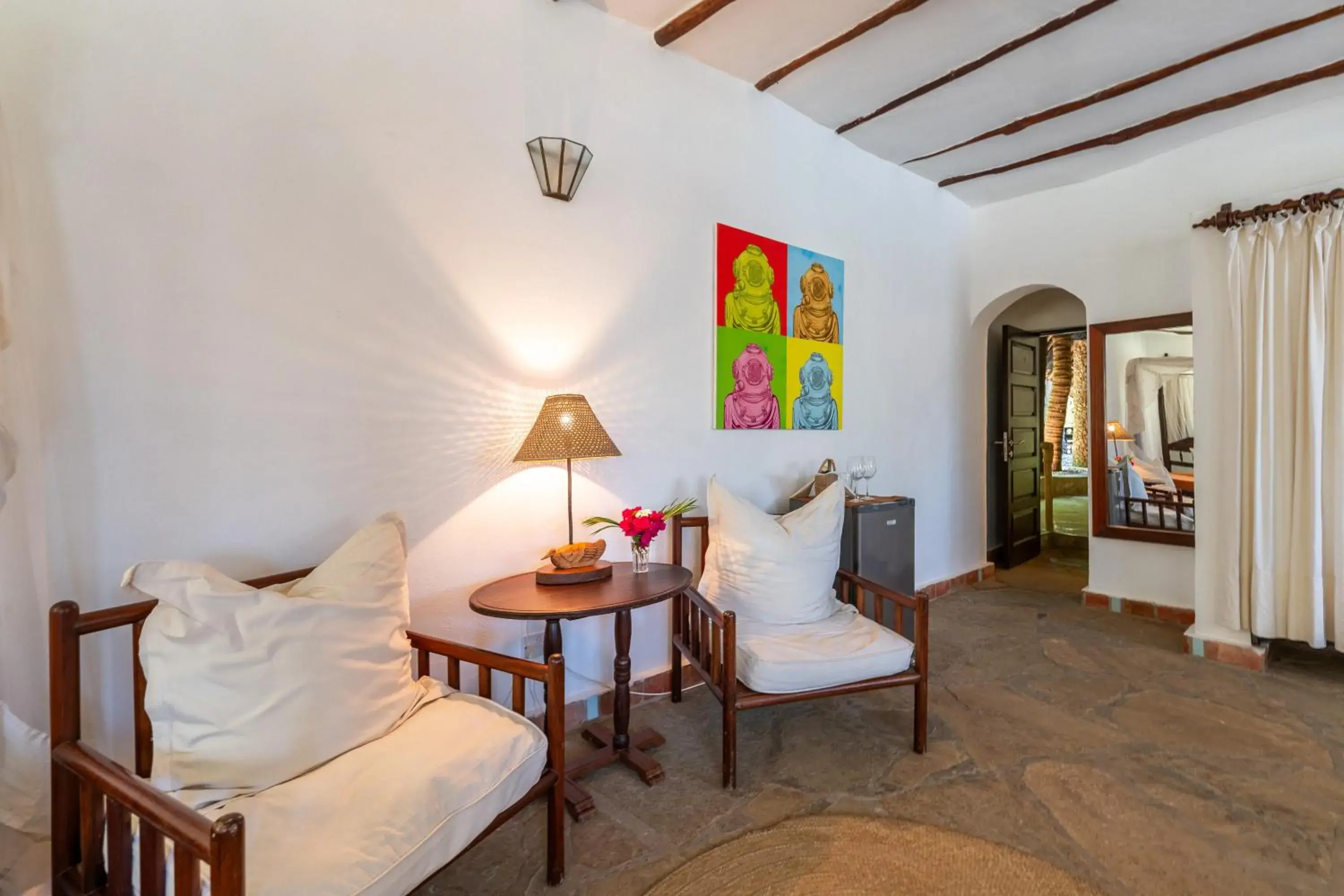 Family Room with Private Bathroom in Diani Marine Divers Village Family Room with Private Bathroom in Diani Marine Divers Village