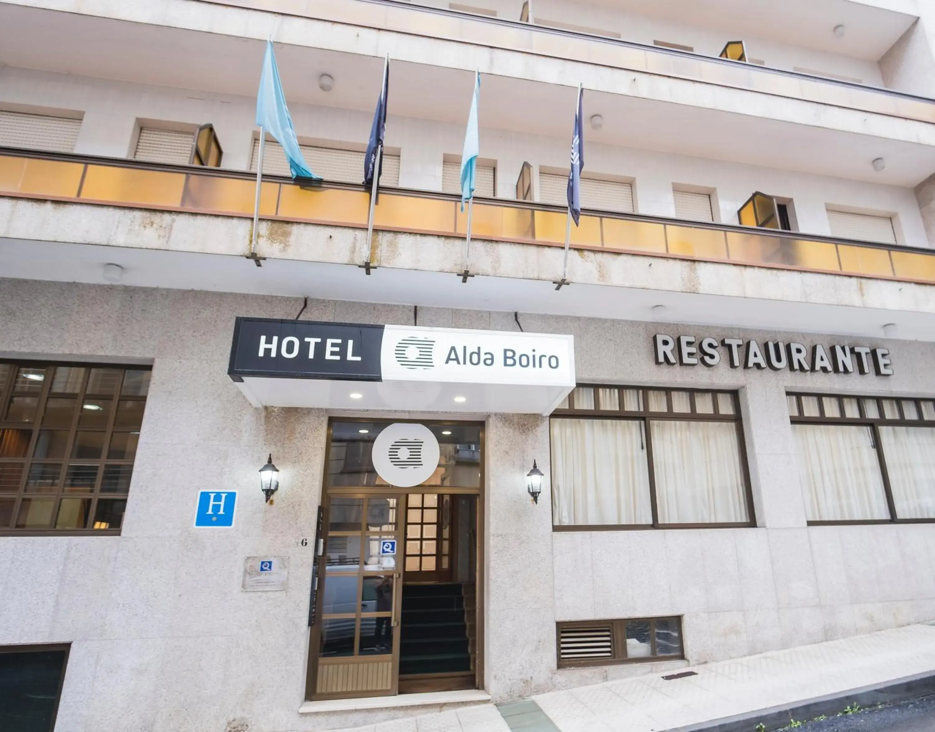 Property building in Hotel Alda Boiro Property building in Hotel Alda Boiro