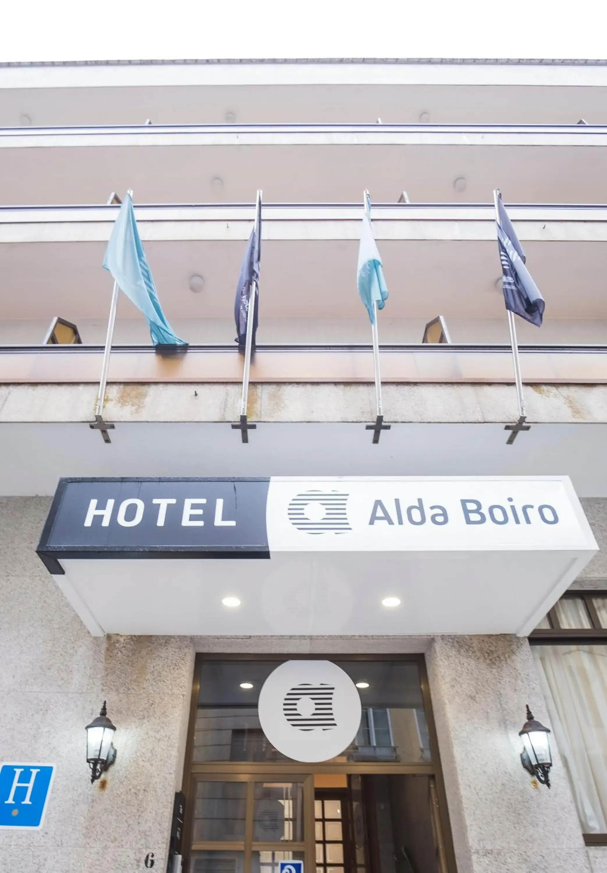 Property building in Hotel Alda Boiro Property building in Hotel Alda Boiro