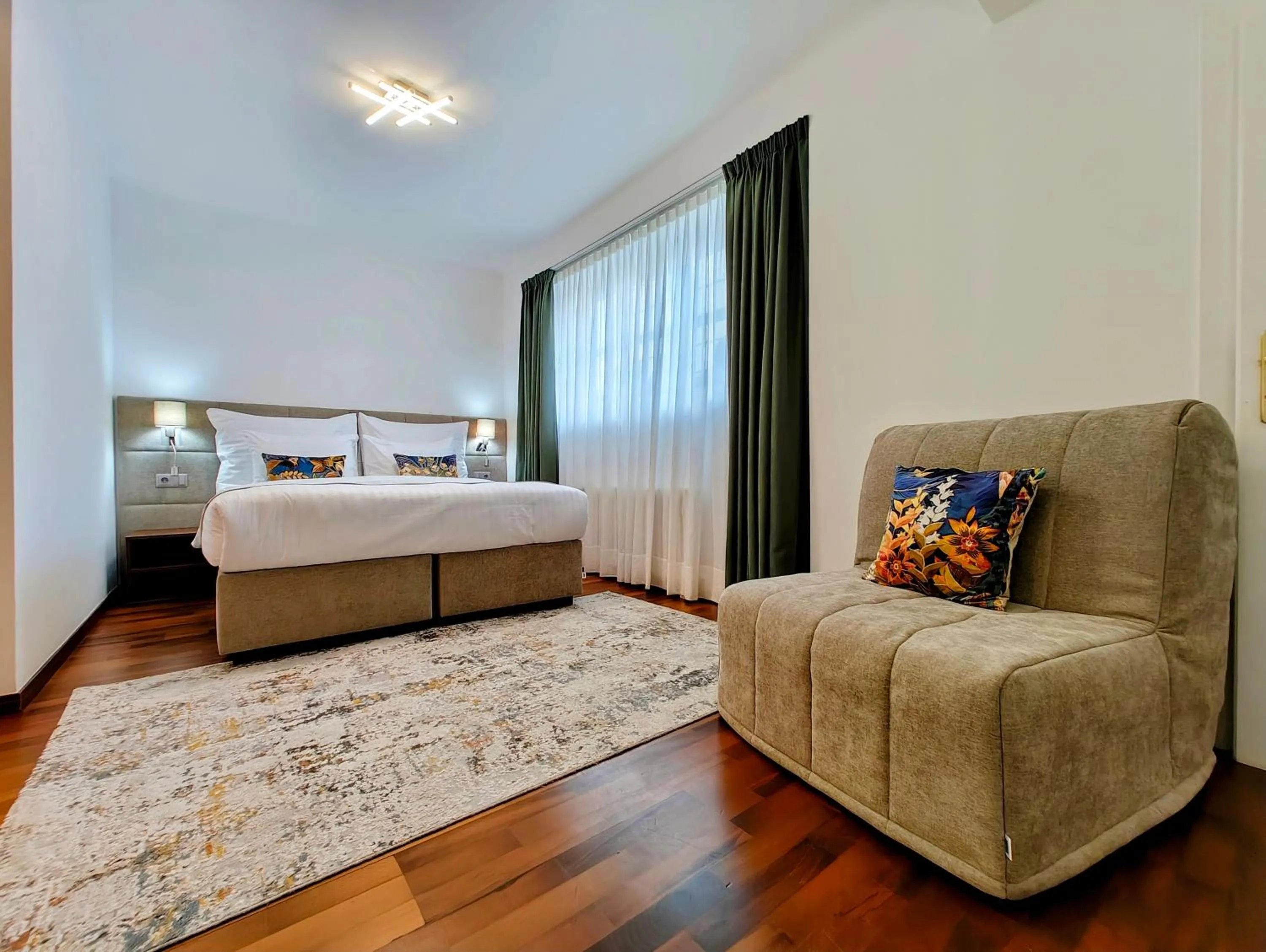 Bedroom, Bed in Old Town Residence by Little King