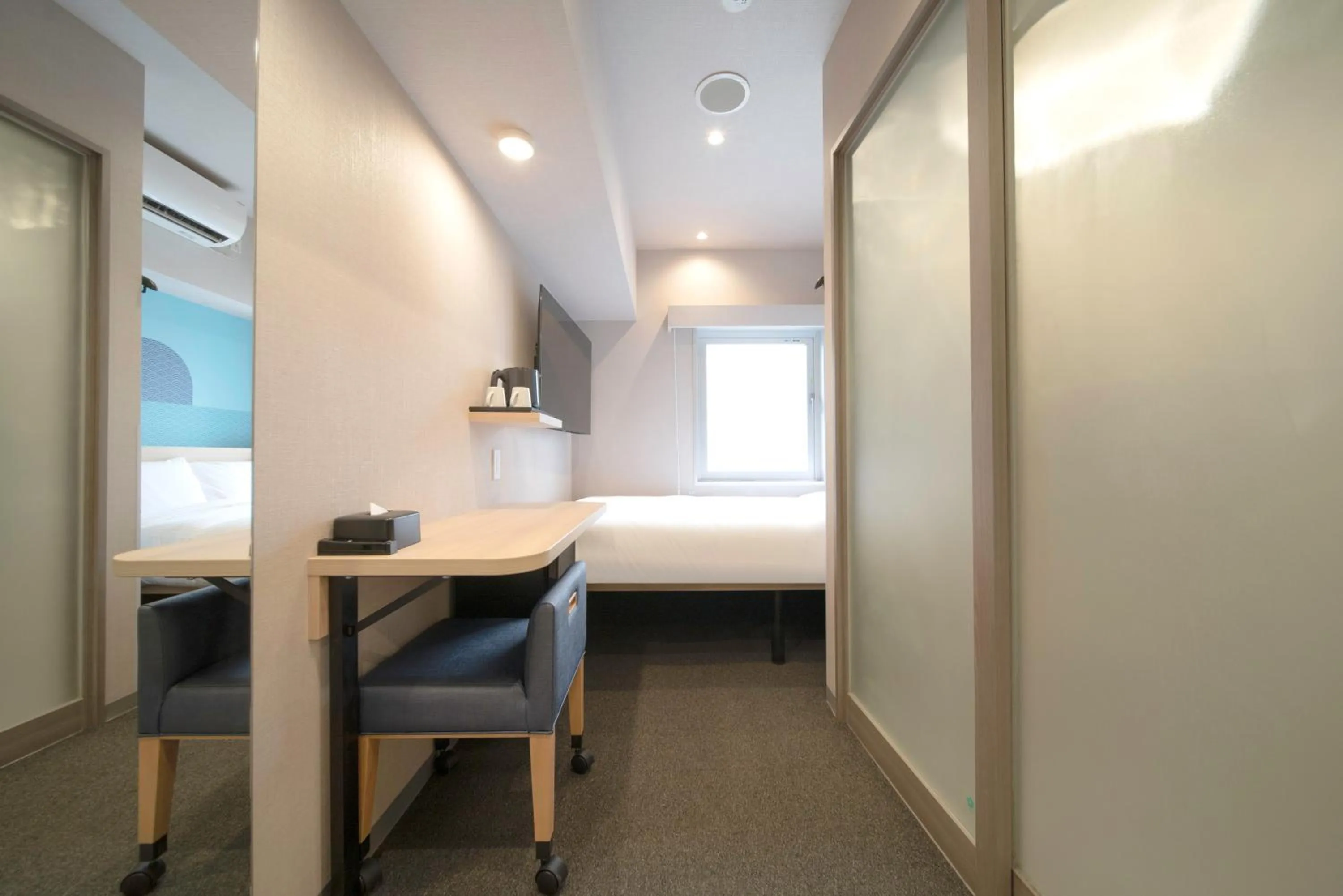 Bed in Hop Inn Tokyo Ueno