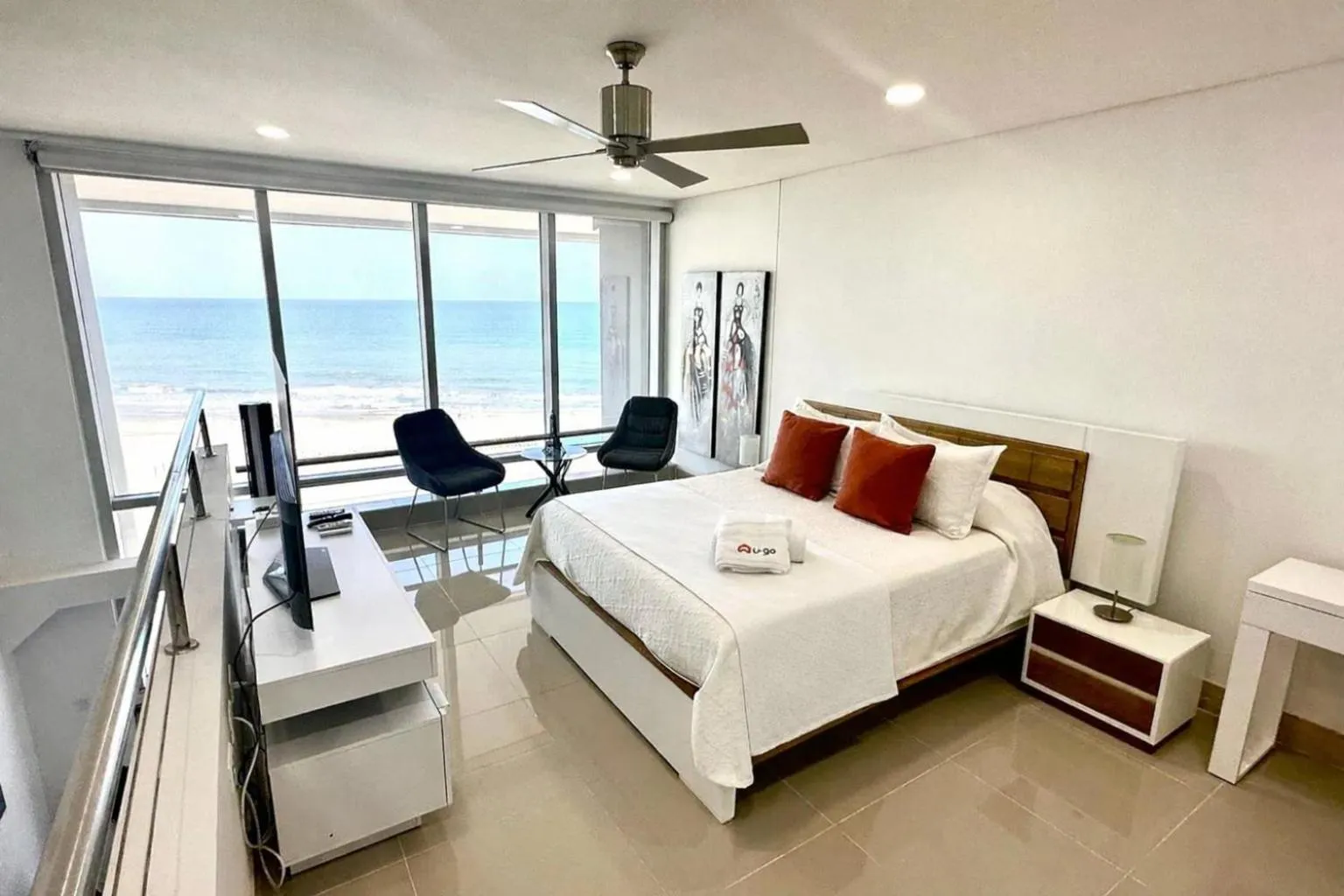 Photo of the whole room, Bed in U-GO Edificio Murano Elite Bocagrande Frente al Mar