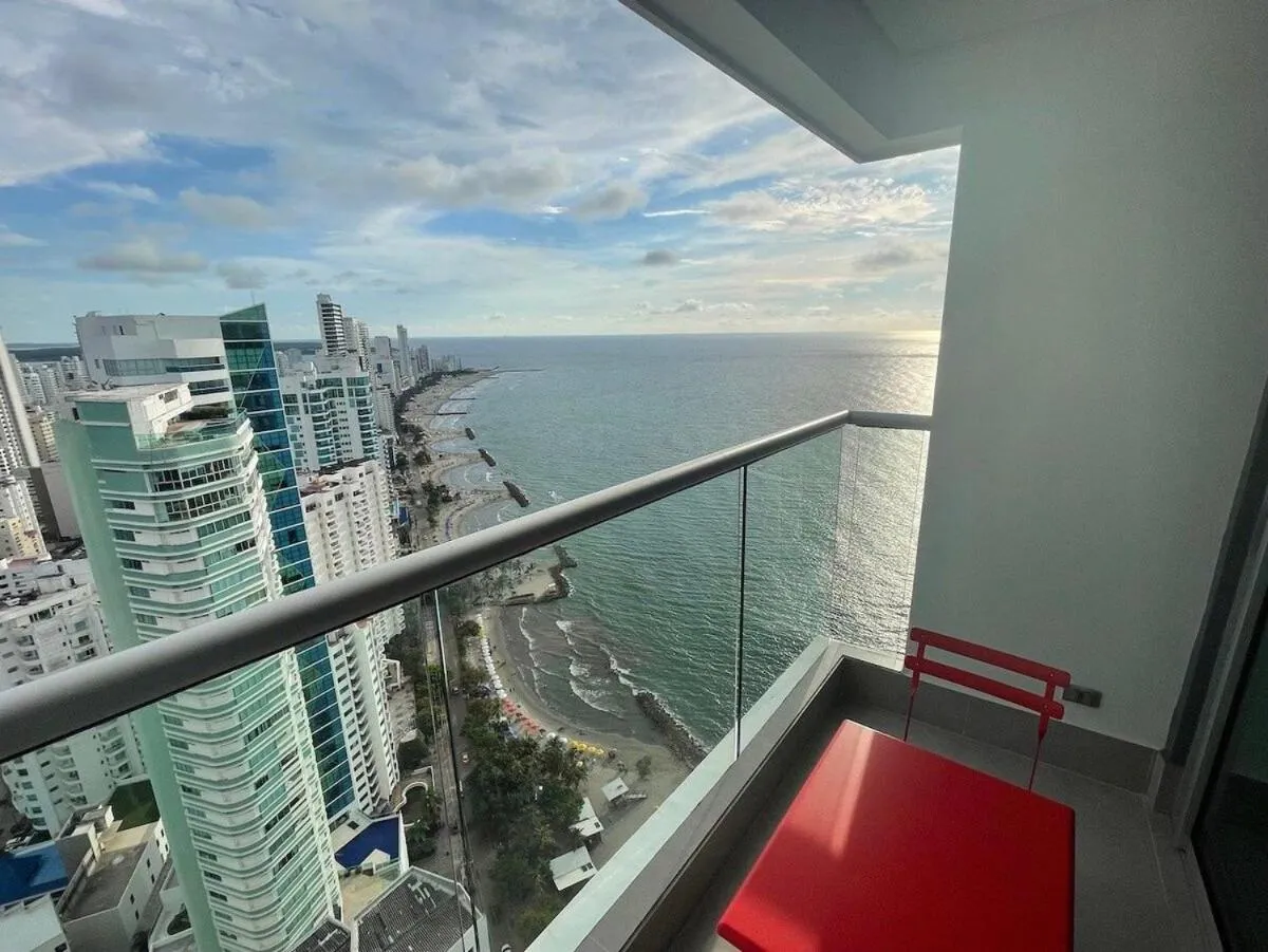 Balcony/Terrace in U-GO Edificio Murano Elite Bocagrande Frente al Mar