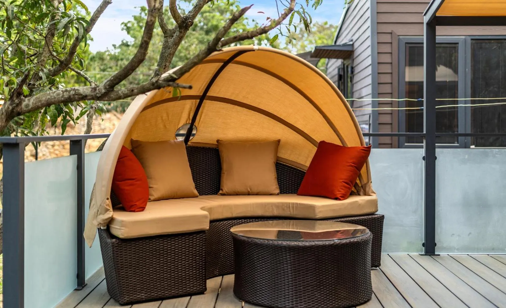 Seating area in Glamp Wilderness