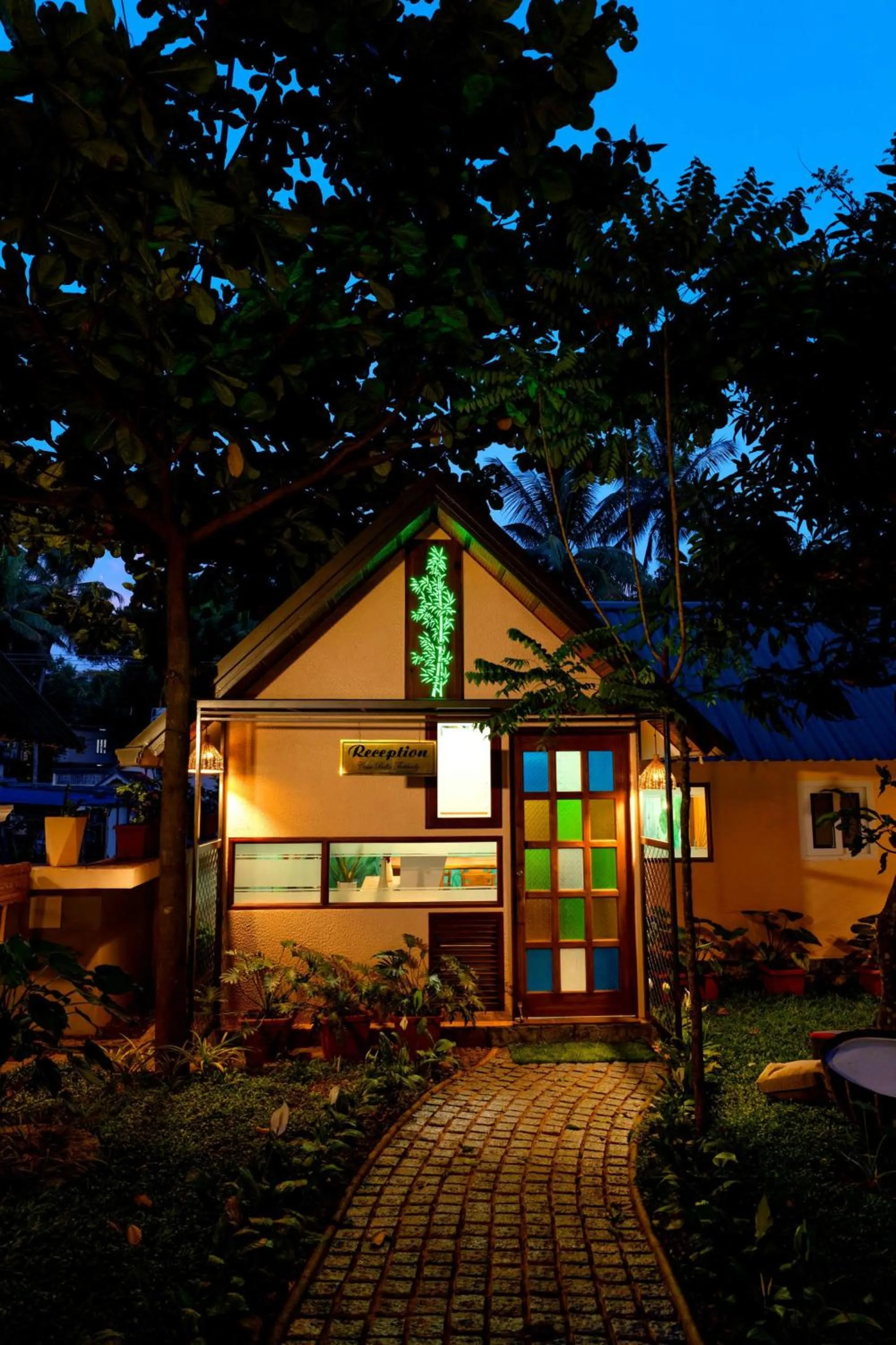 Lobby or reception in Casa Bella, Thekkady