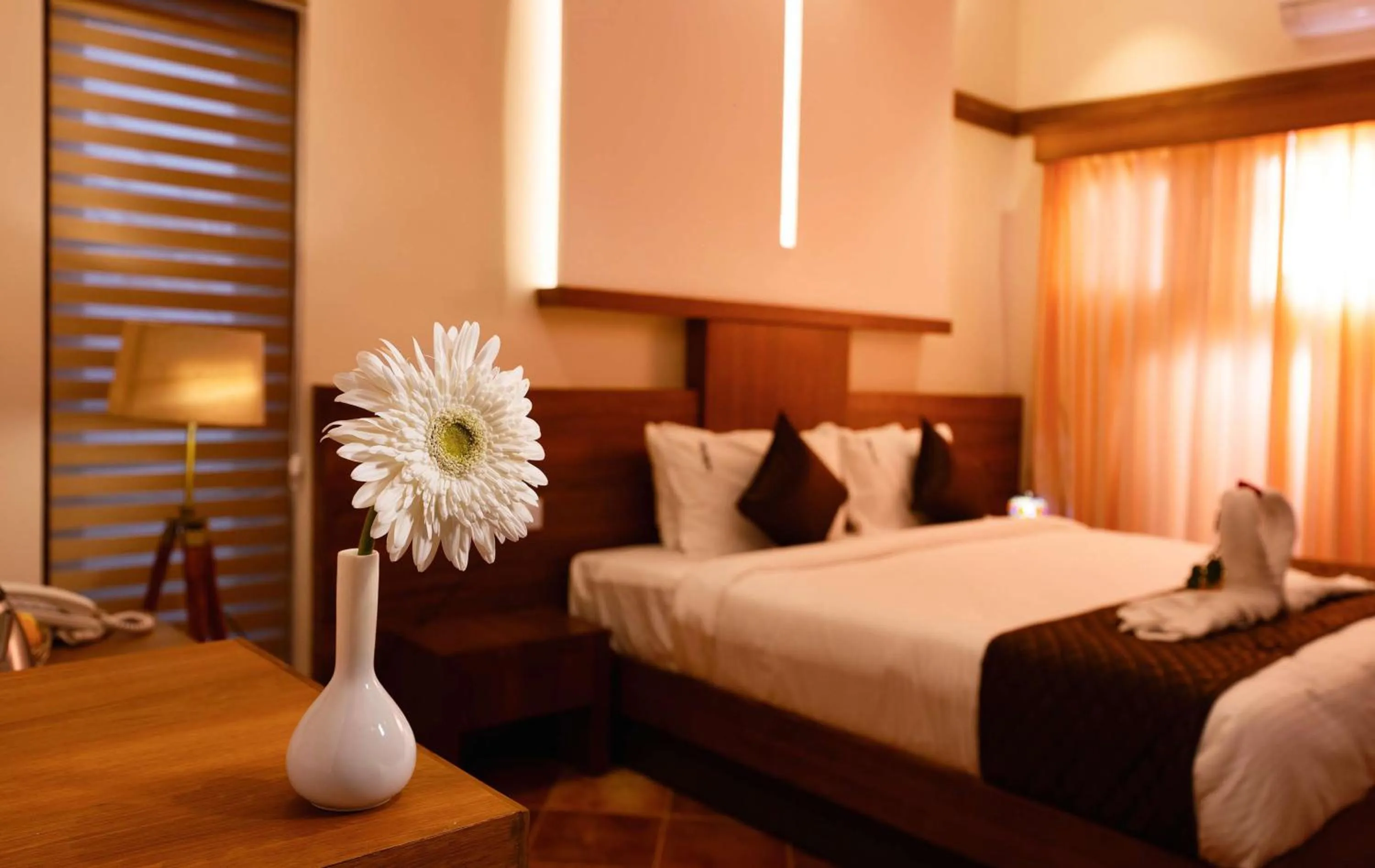 Bedroom, Bed in Casa Bella, Thekkady